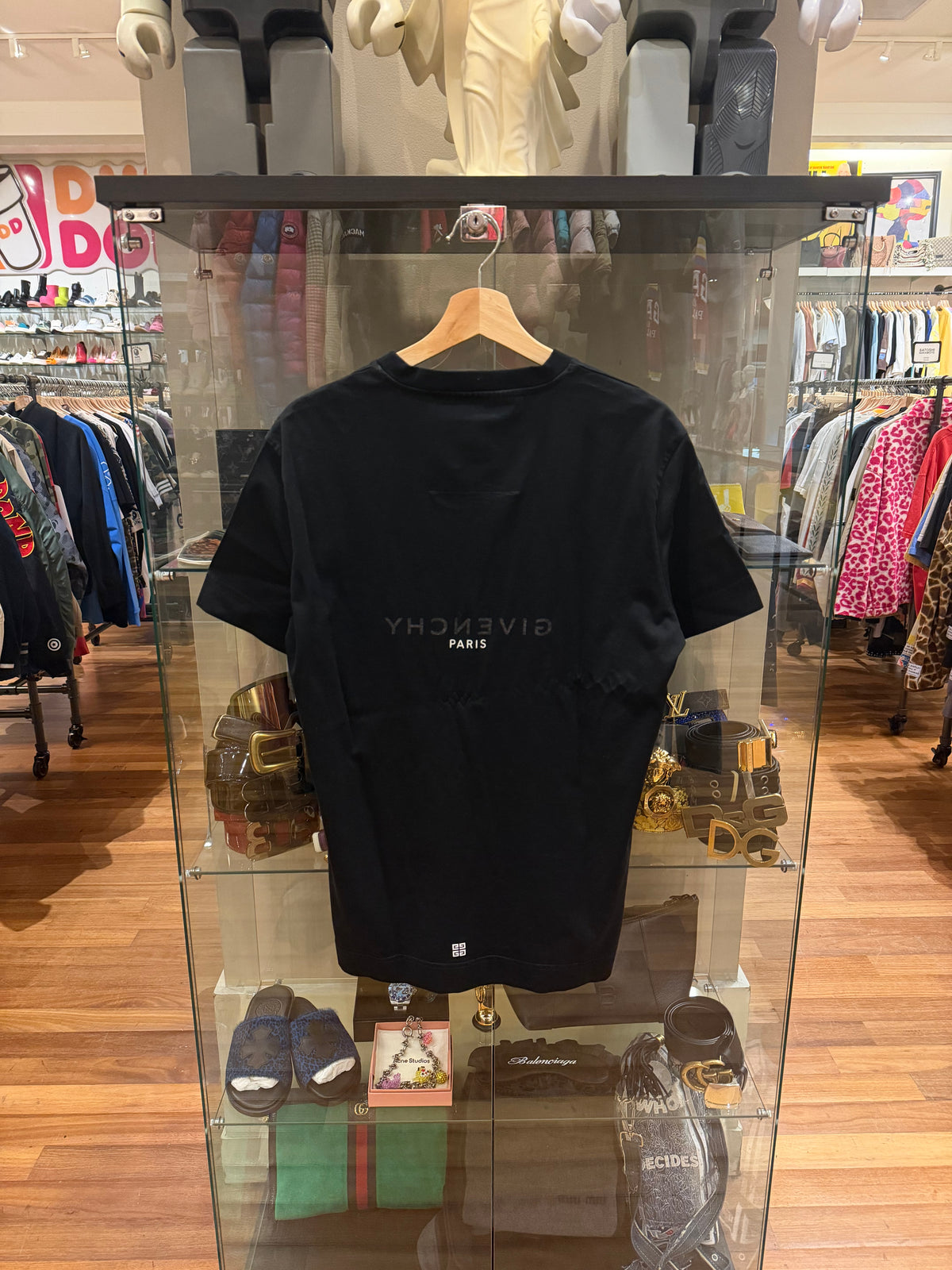 Givenchy Paris Reverse Oversized Tee - Black