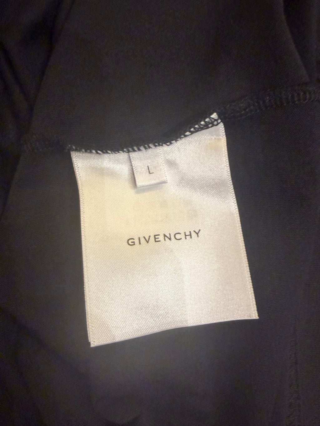 Givenchy Paris Reverse Oversized Tee - Black