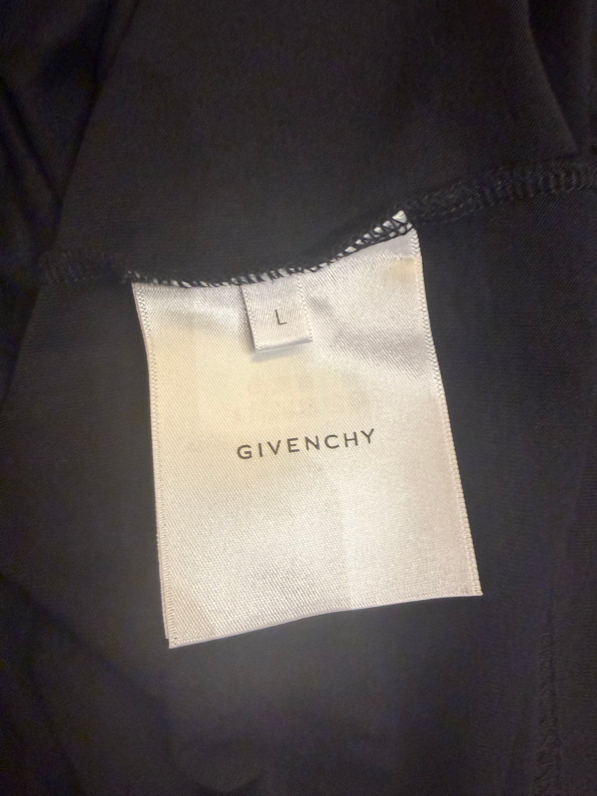 Givenchy Paris Reverse Oversized Tee - Black