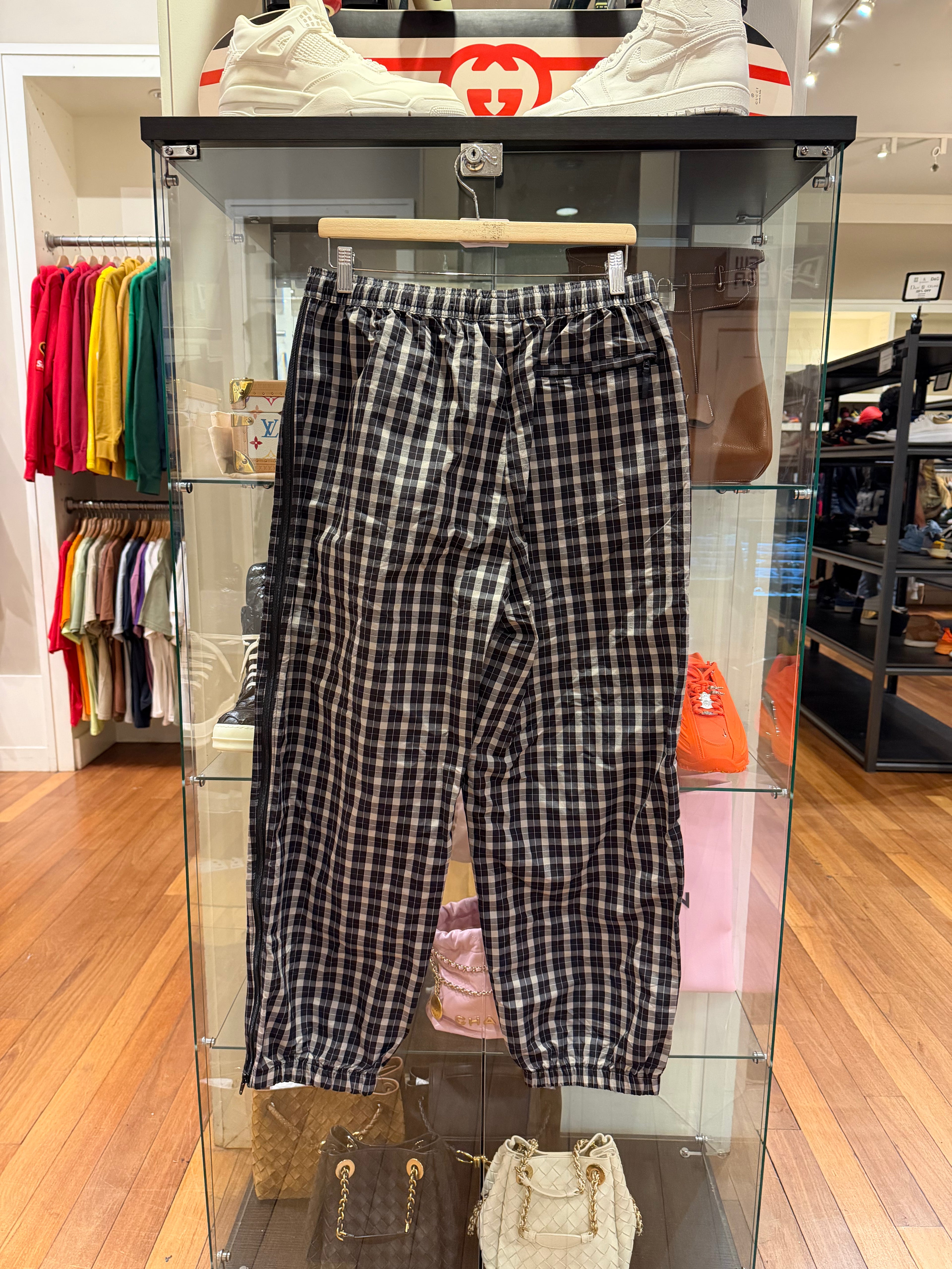 Supreme Plaid Warmup Track Pants
