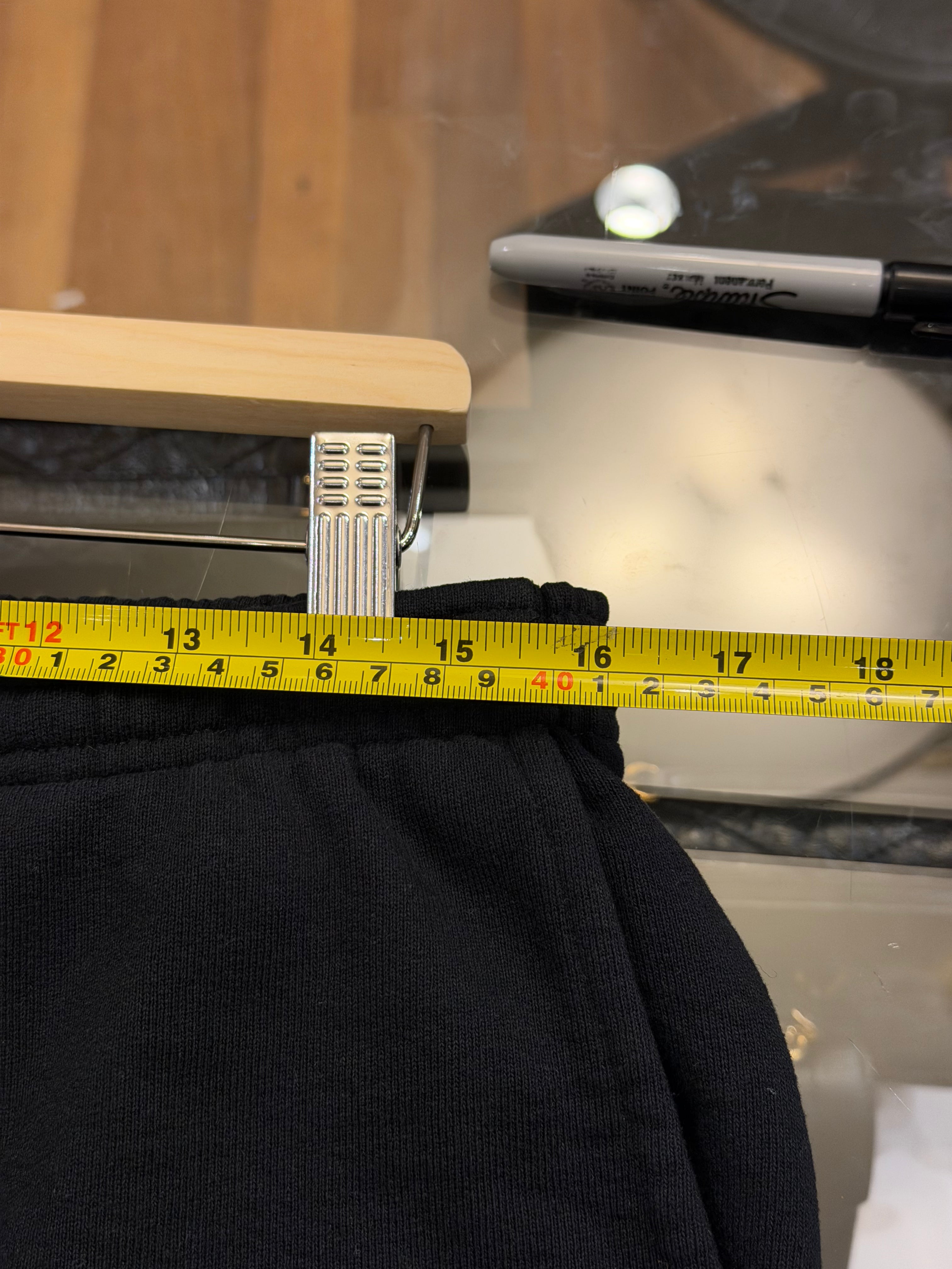 Sp5der Beluga Sweatpants-Black/Yellow