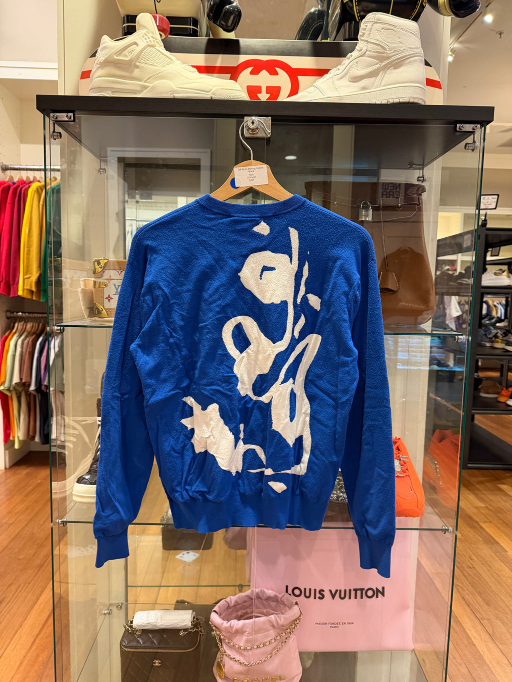 Louis Vuitton Malletier Scribble / Graffiti Intarsia Knit Sweater