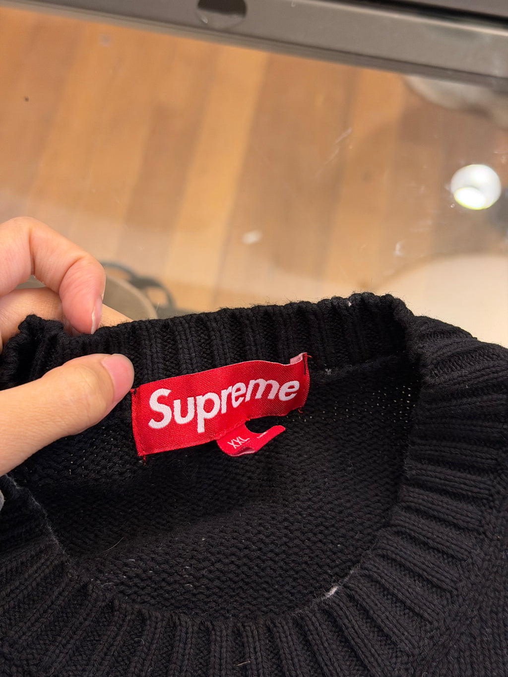 Supreme Futura Sweater- Black/White