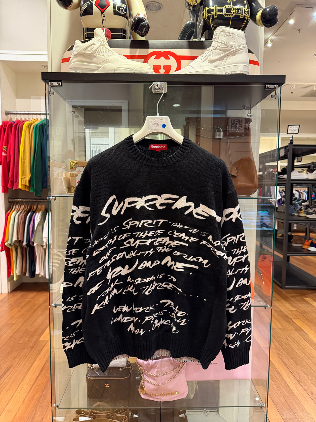 Supreme Futura Sweater- Black/White