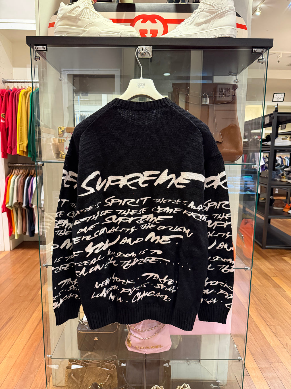 Supreme Futura Sweater- Black/White