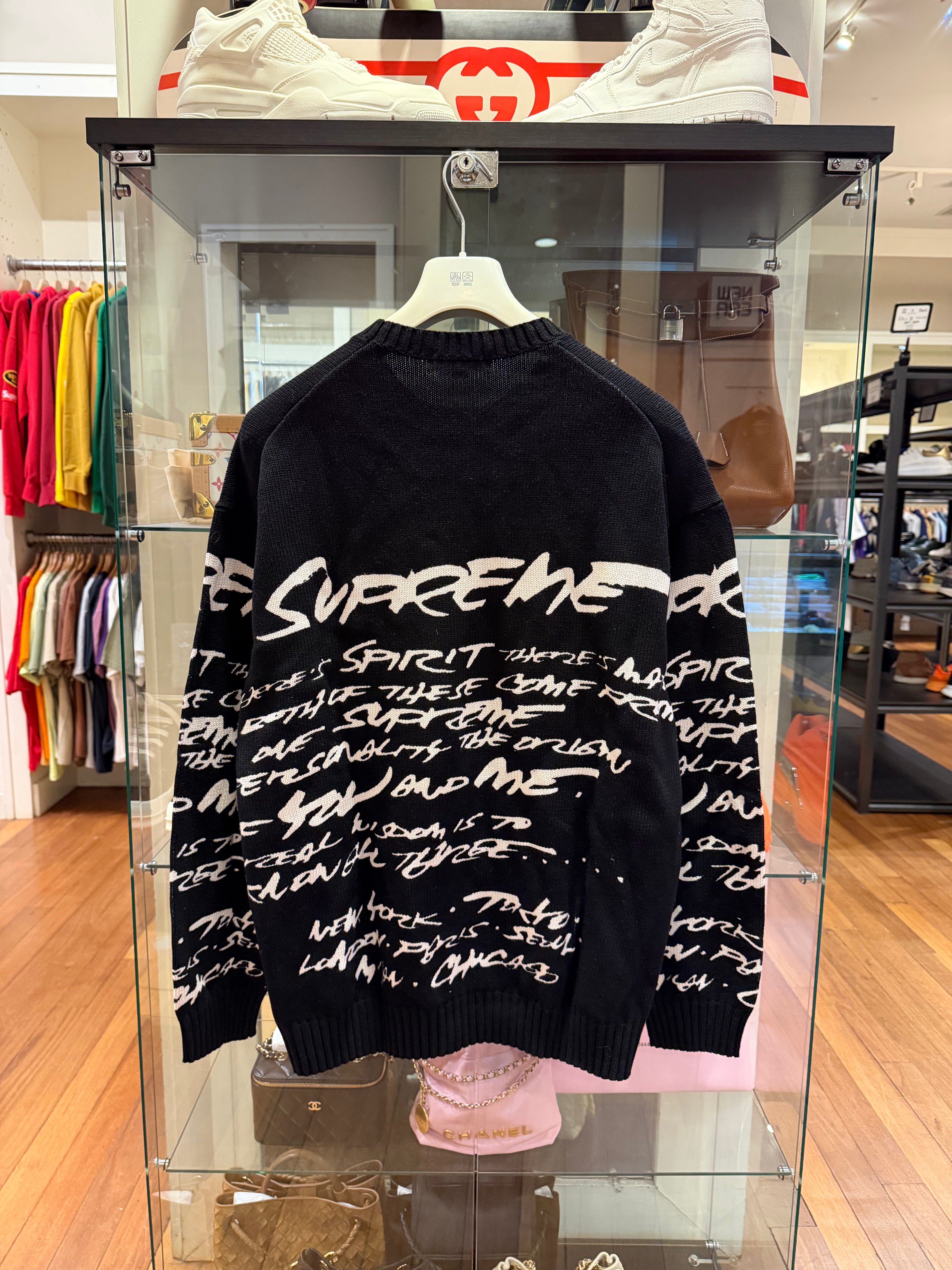 Supreme Futura Sweater- Black/White