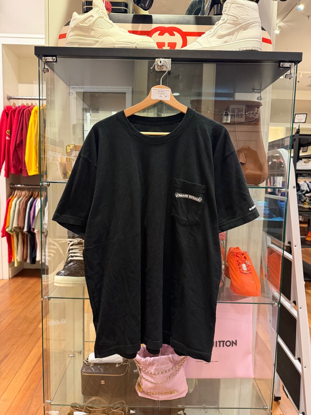 Chrome Hearts Scroll Pocket Tee - Black