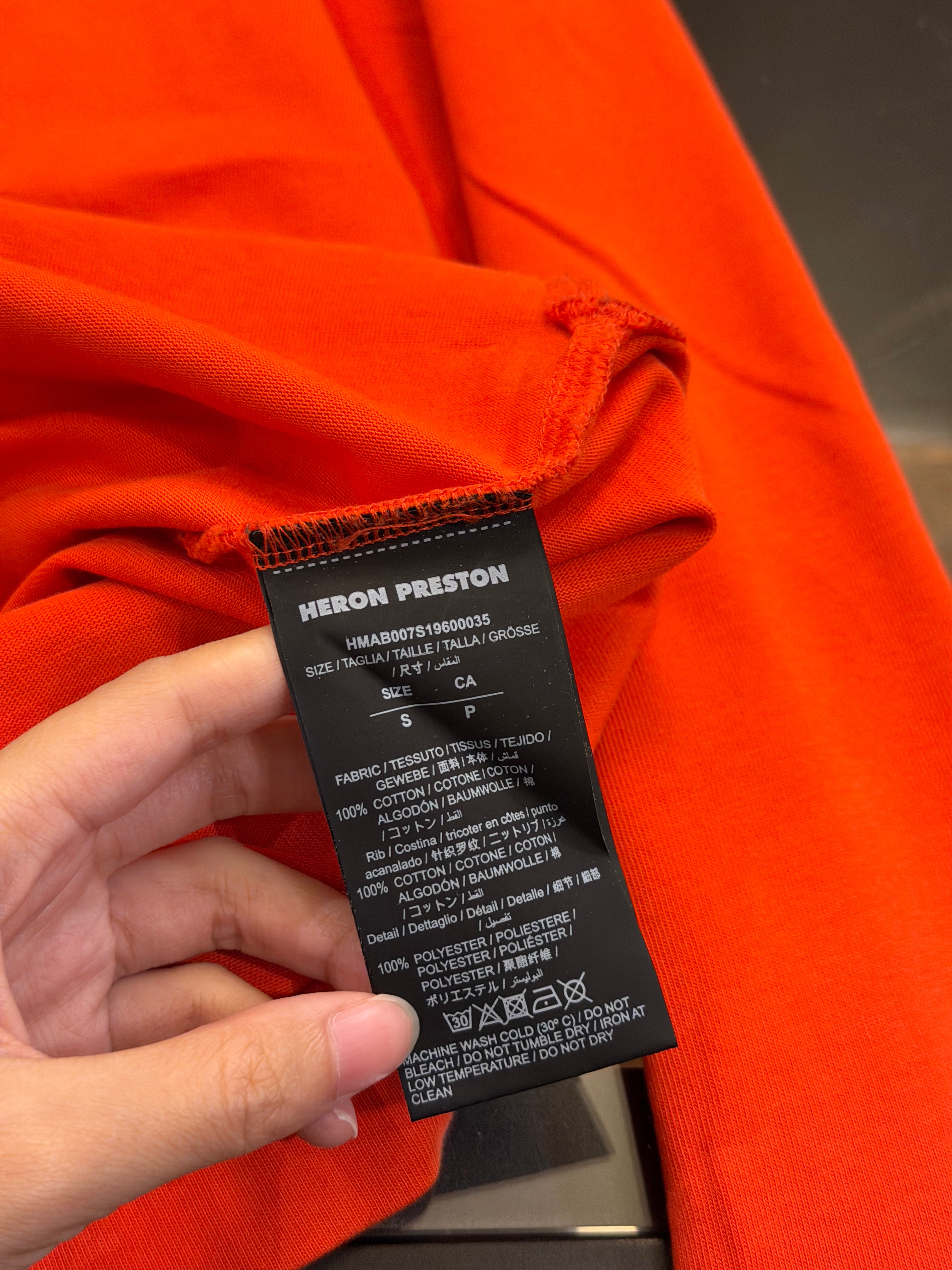 Heron Preston CTNMb LSShirt- Rede