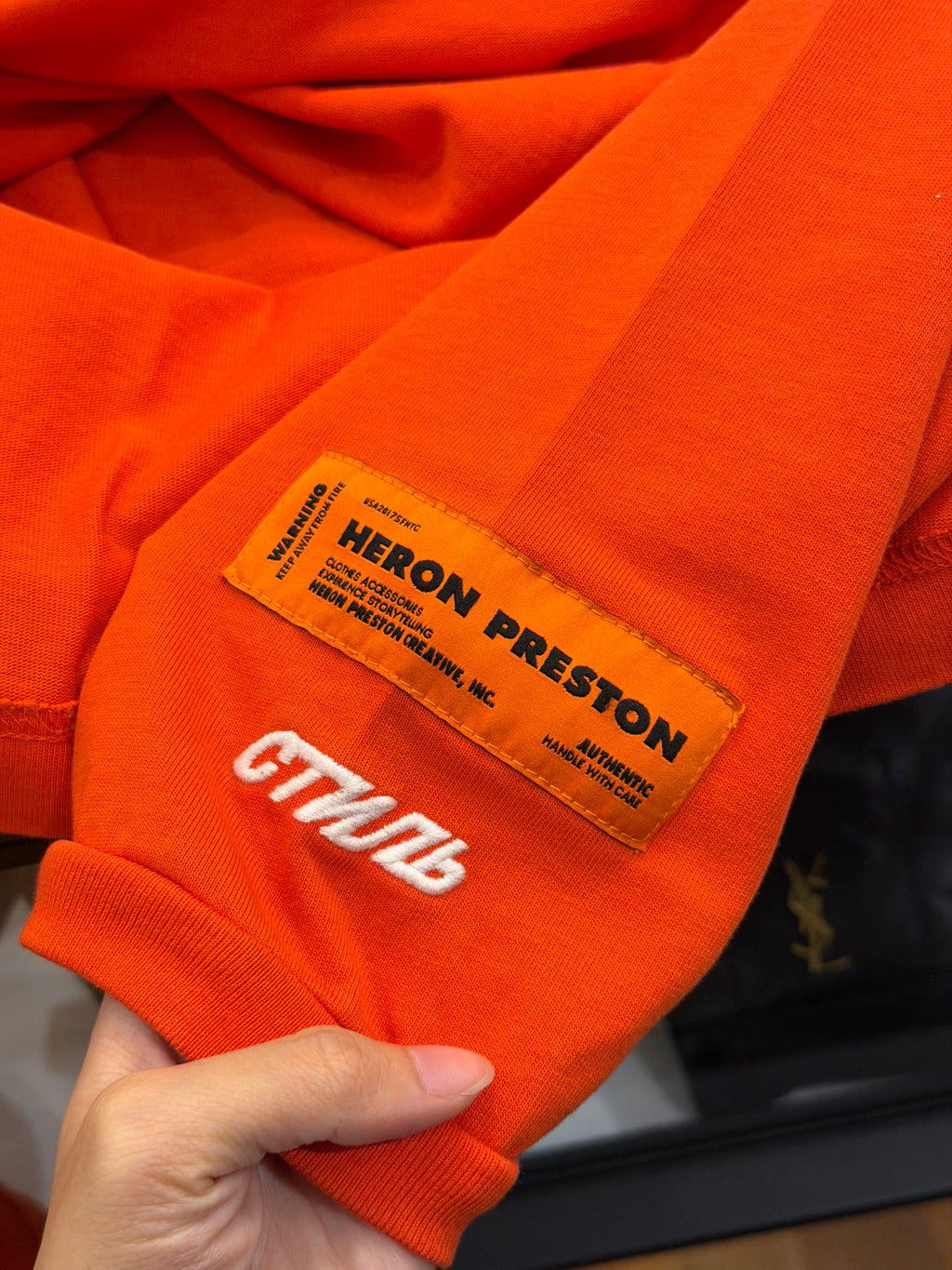 Heron Preston CTNMb LSShirt- Rede