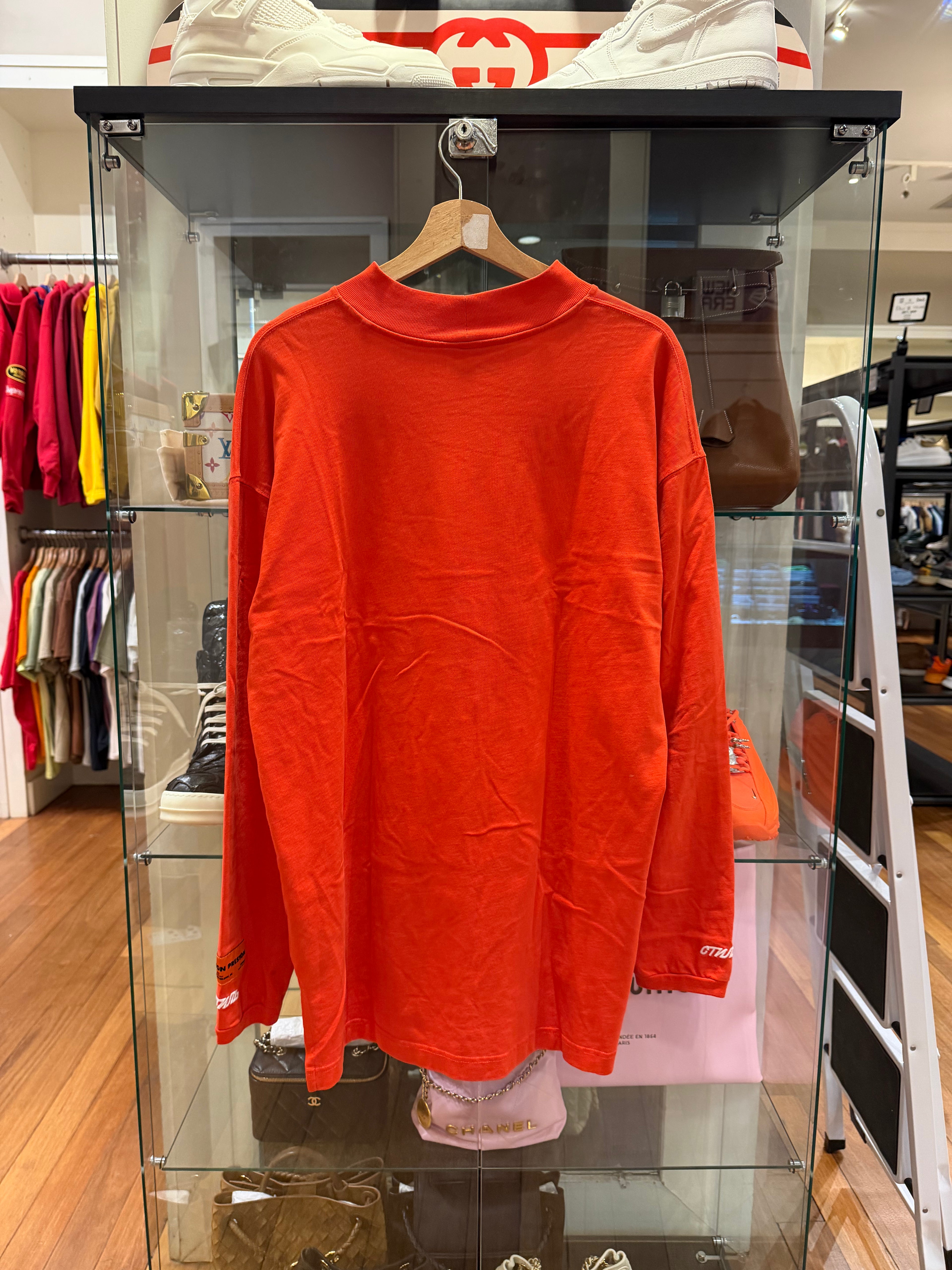 Heron Preston CTNMb LSShirt- Rede