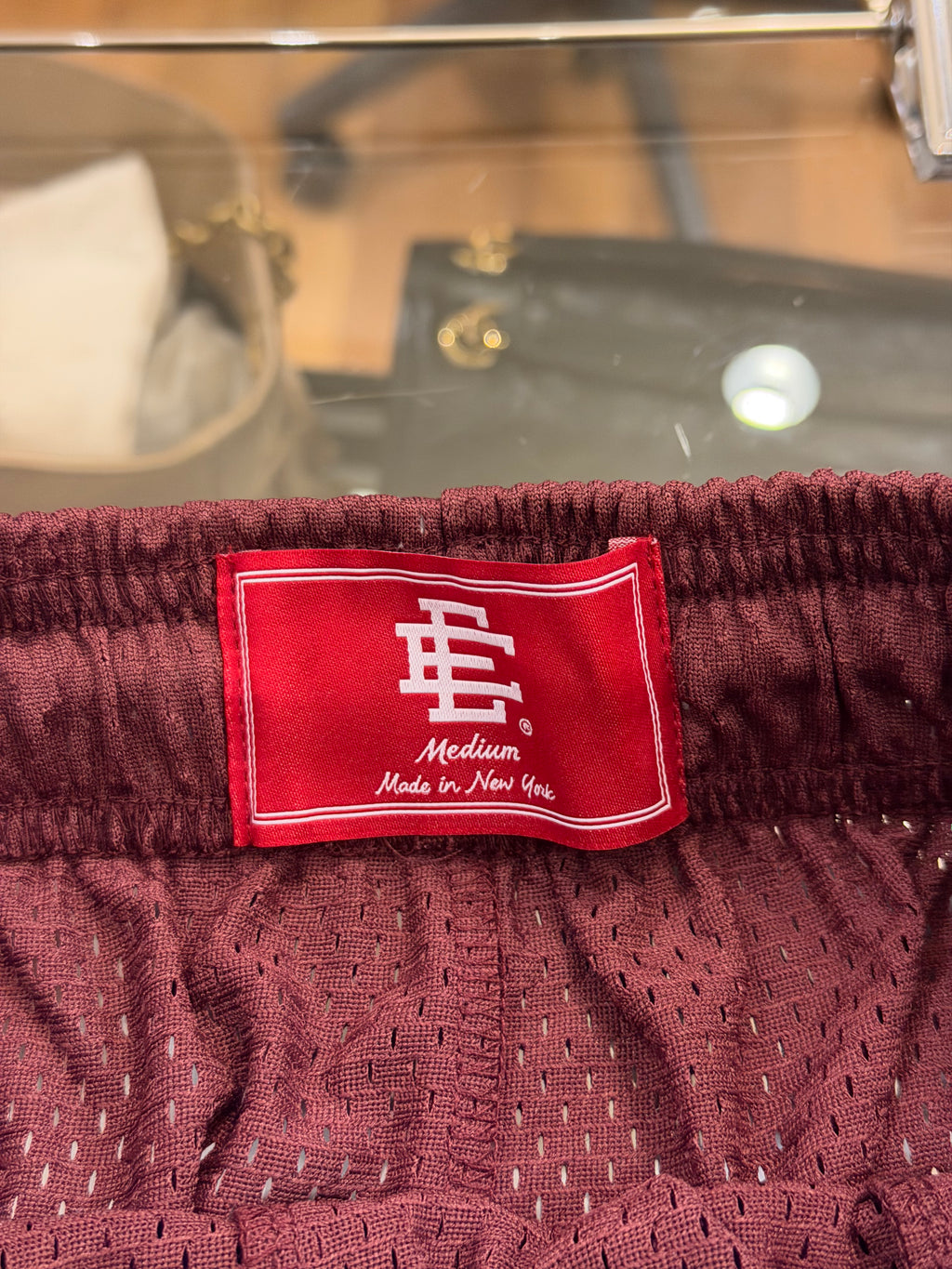 Eric Emanuel Basic Mesh Shorts - Maroon/Blue