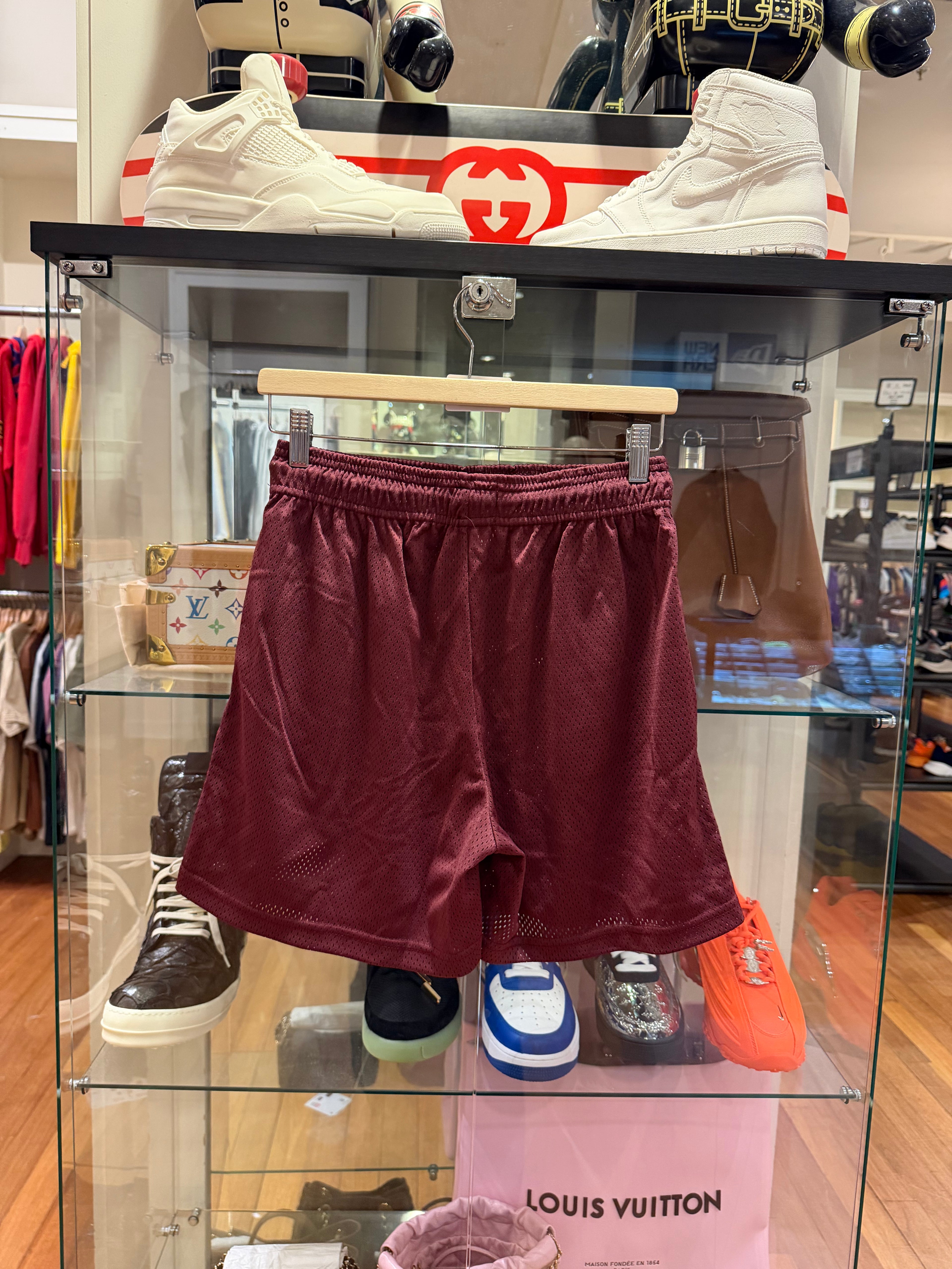 Eric Emanuel Basic Mesh Shorts - Maroon/Blue