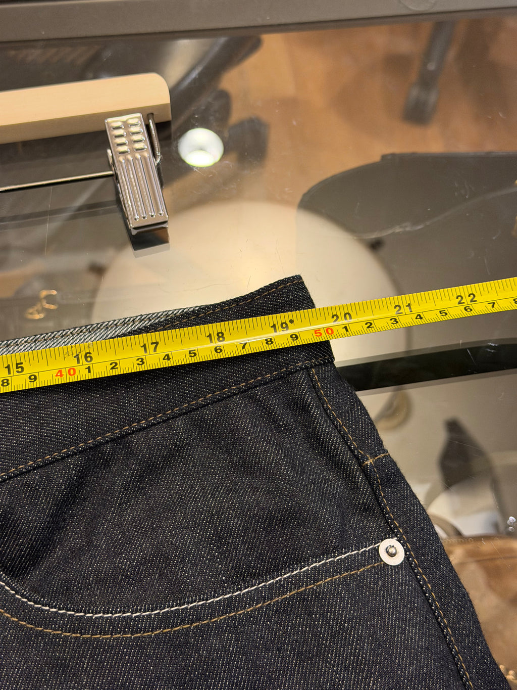 Jill Sander Raw Denim Jeans -Dark Wash