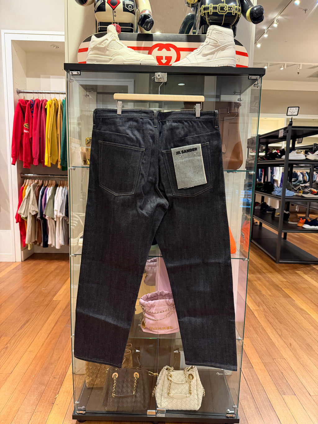 Jill Sander Raw Denim Jeans -Dark Wash