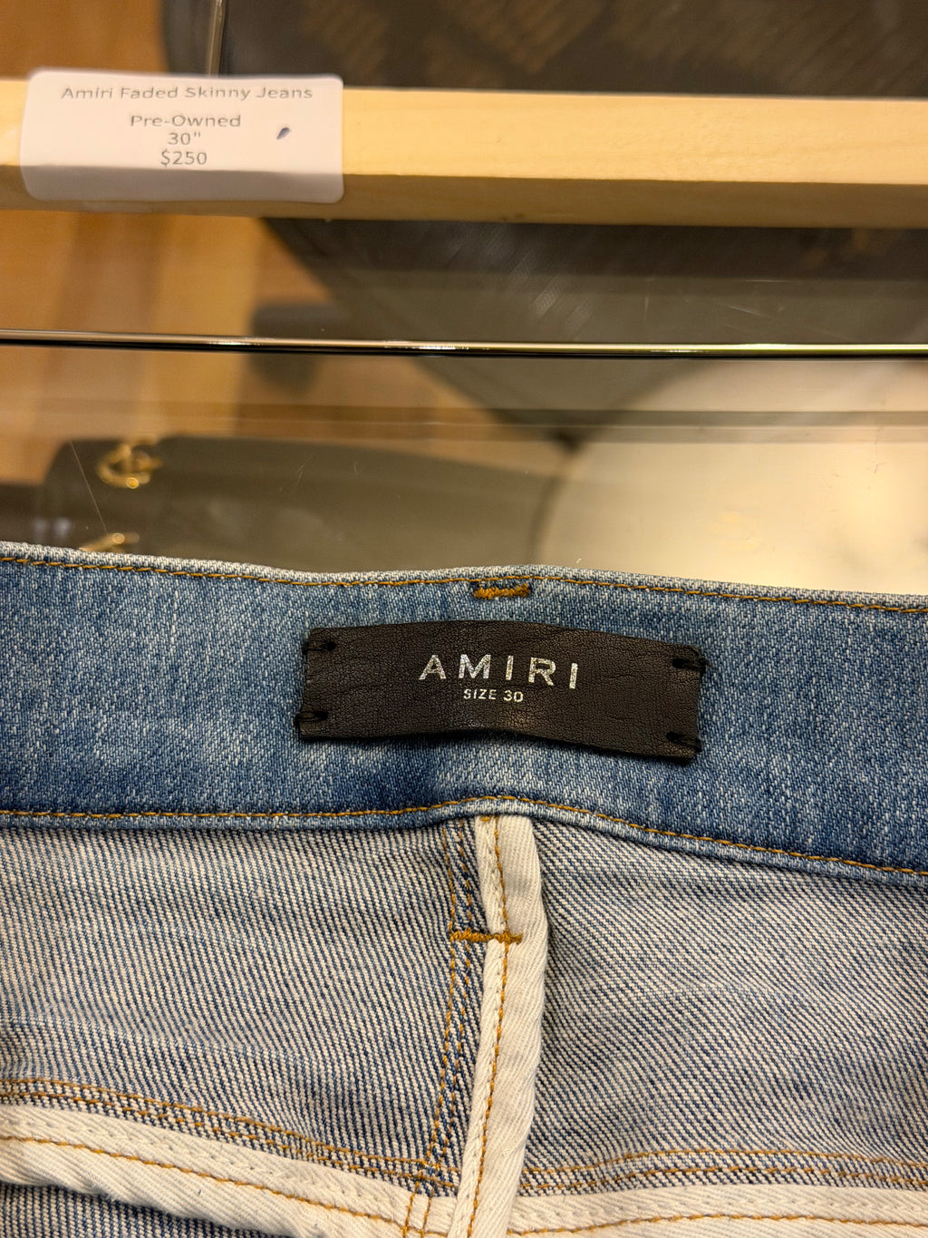Amiri Faded Skinny Jeans