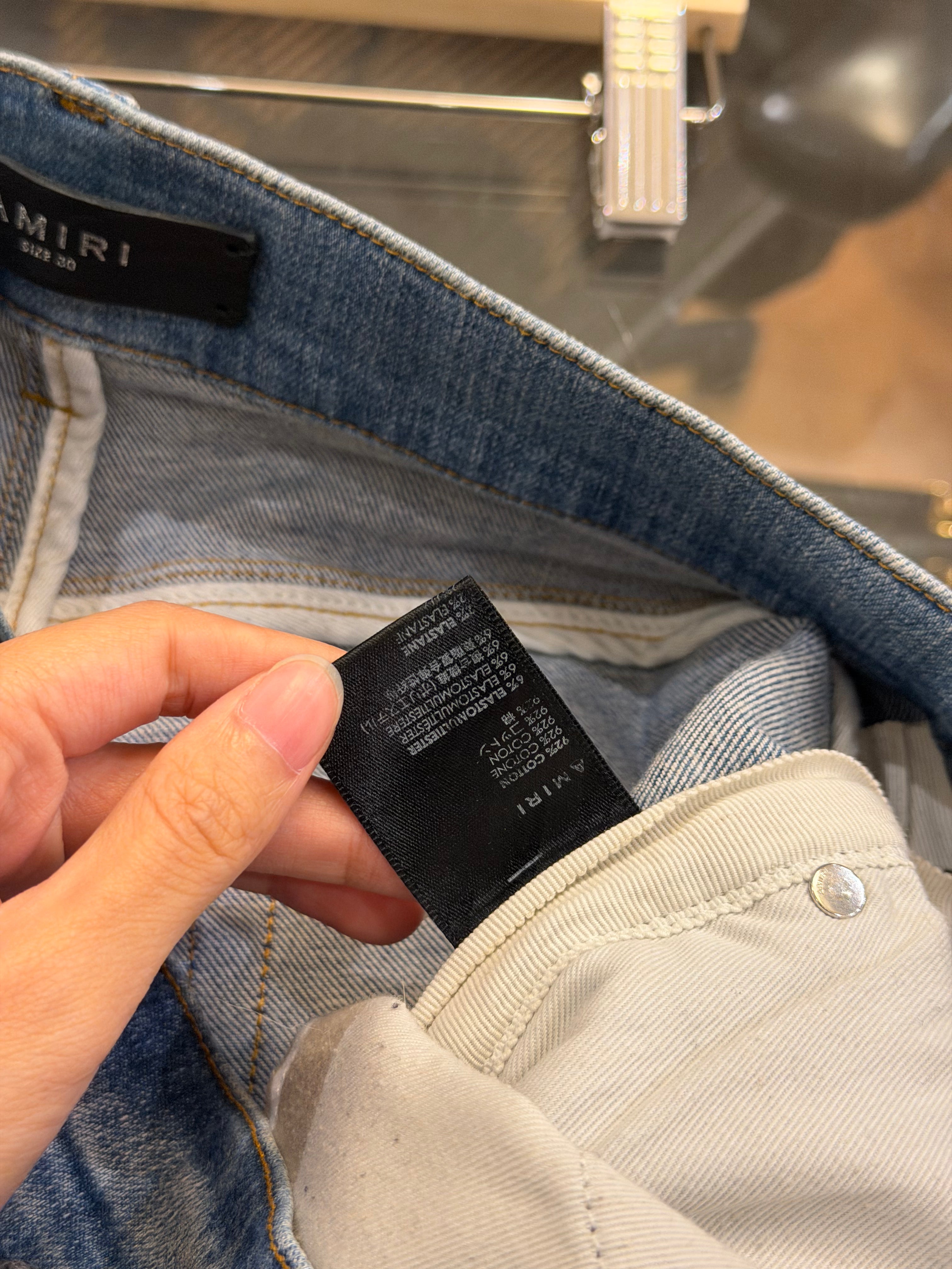 Amiri Faded Skinny Jeans