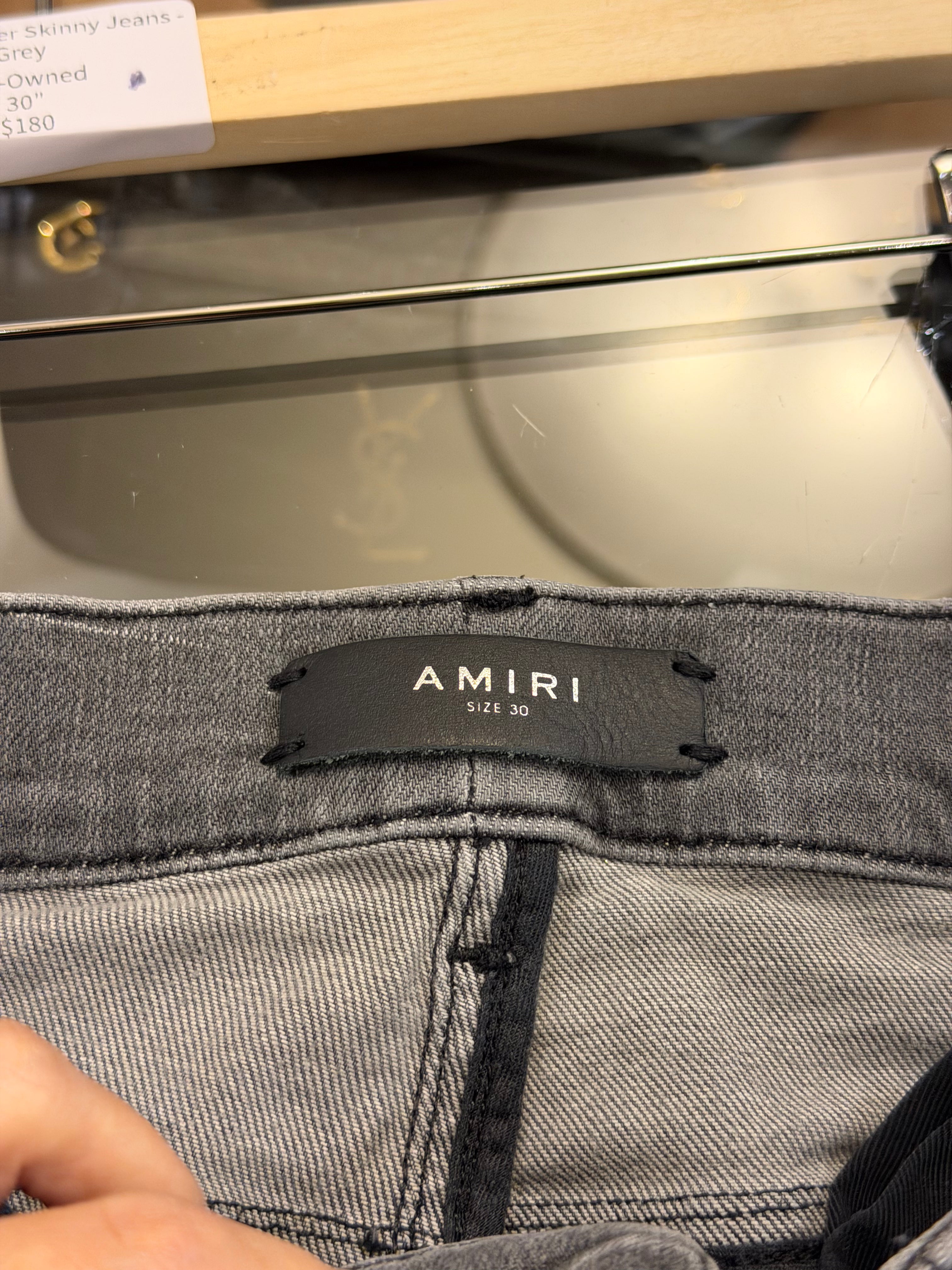 Amiri Thrasher Skinny Jeans -Grey
