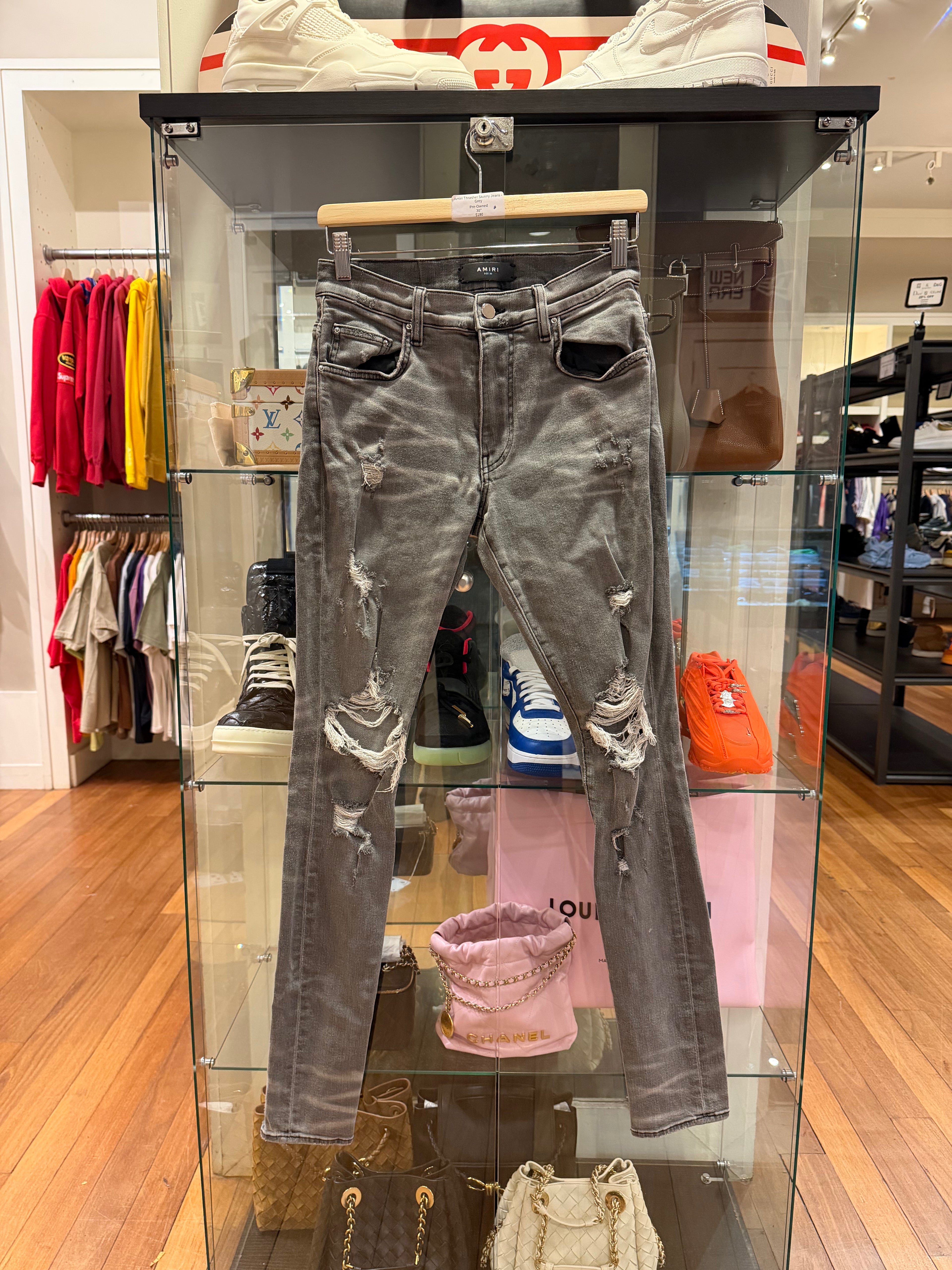 Amiri Thrasher Skinny Jeans -Grey