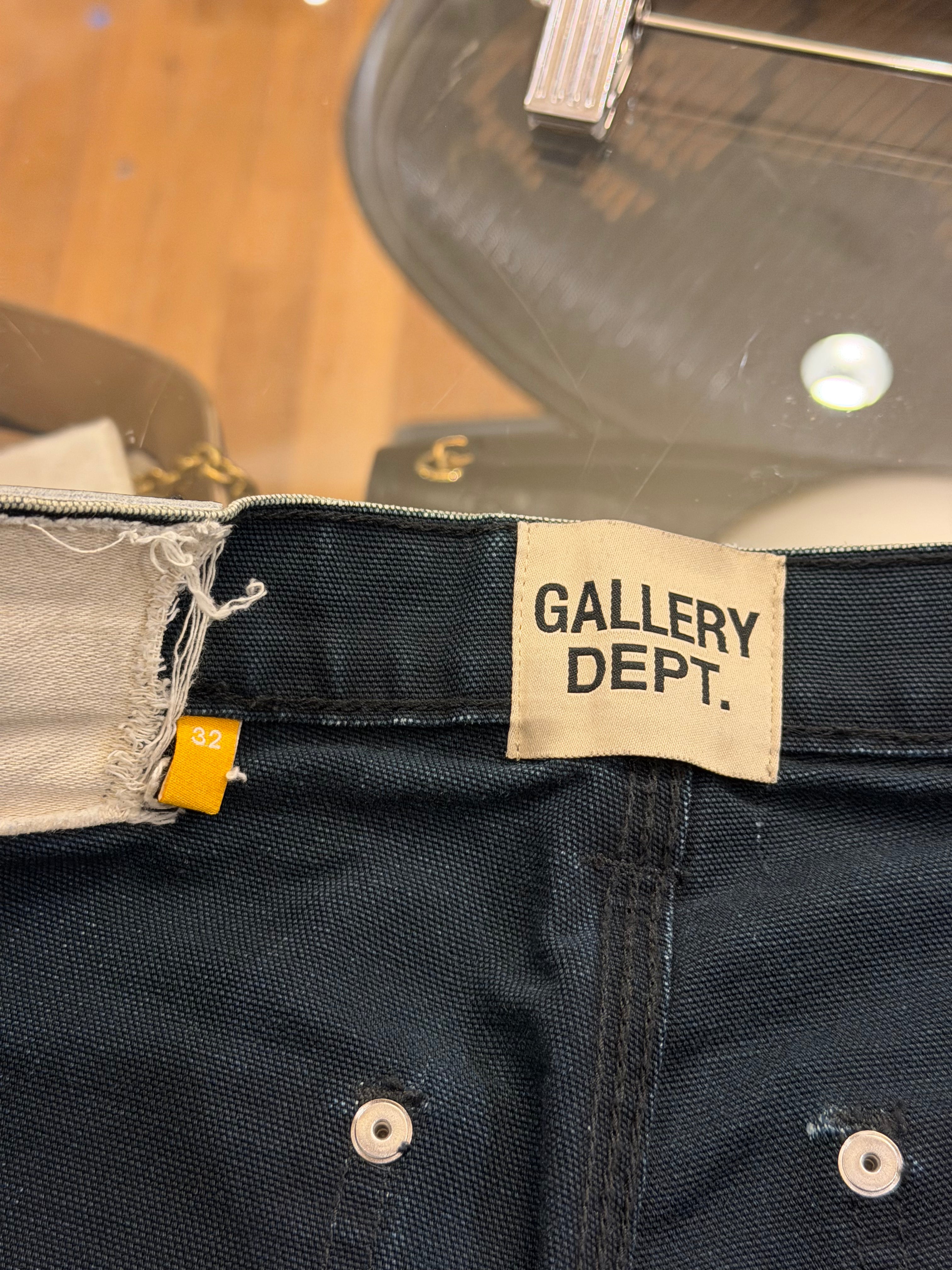 Gallery Dept. LA Painted Flare Carpenter Jeans - Black