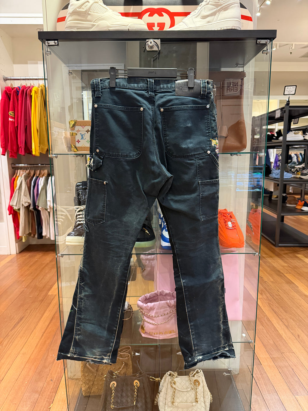 Gallery Dept. LA Painted Flare Carpenter Jeans - Black