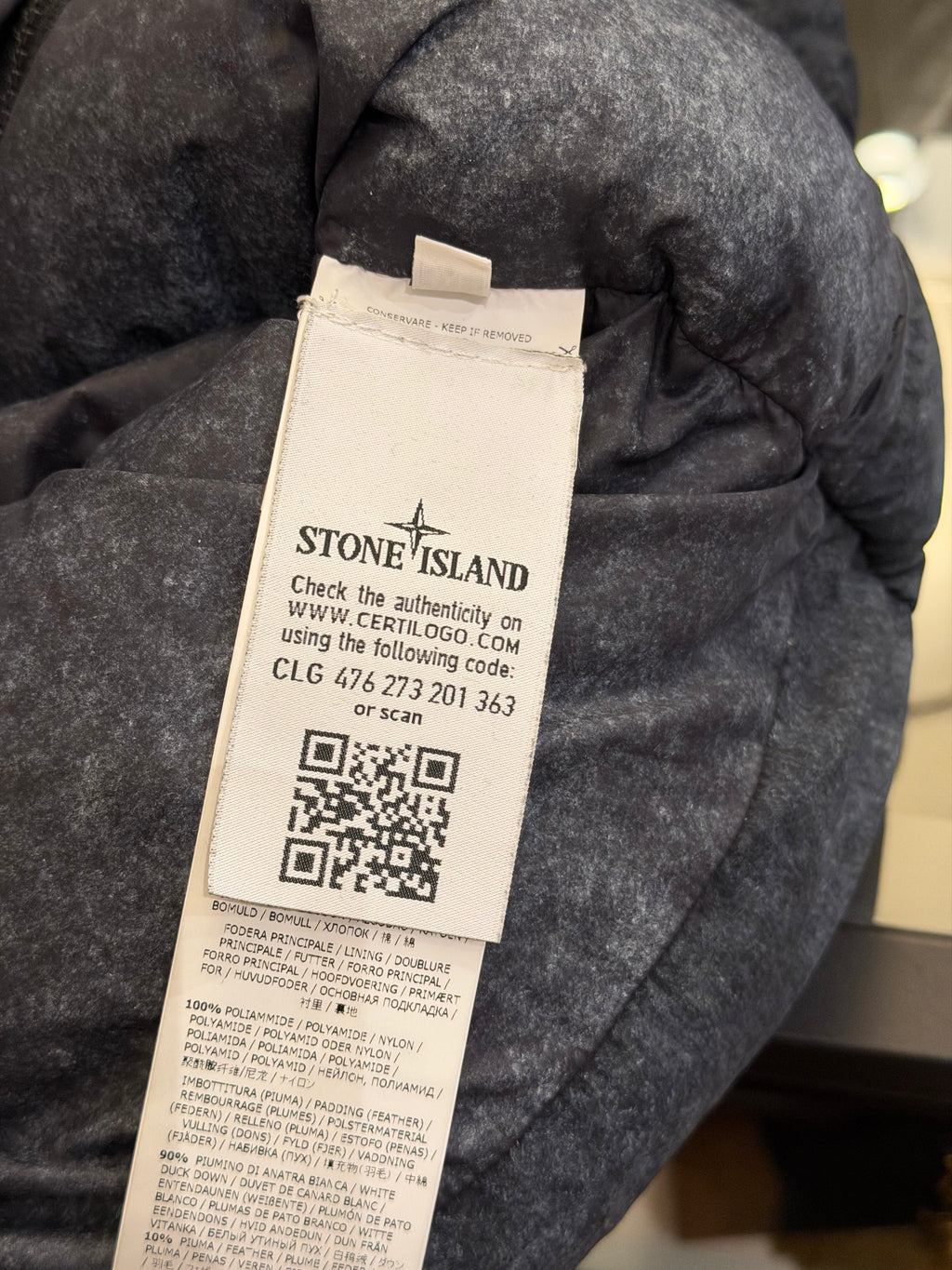 Stone Island Tela Down PufferVest - 'Frost Effects'