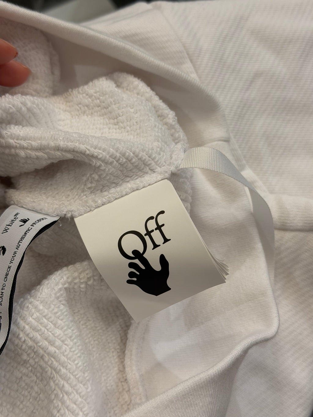 Off-White Post Archive Faction Embroidered Hoodie - White