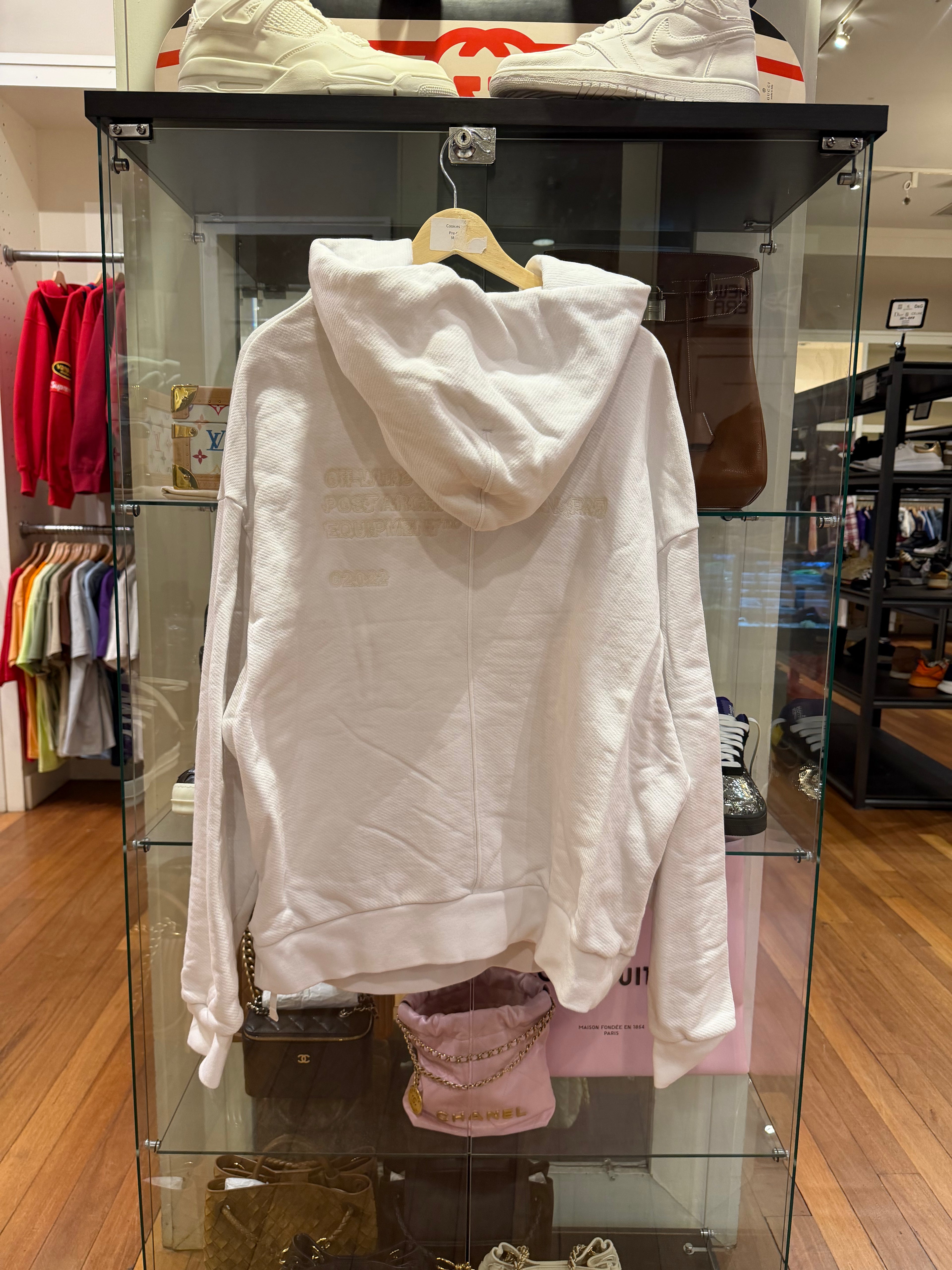 Off-White Post Archive Faction Embroidered Hoodie - White