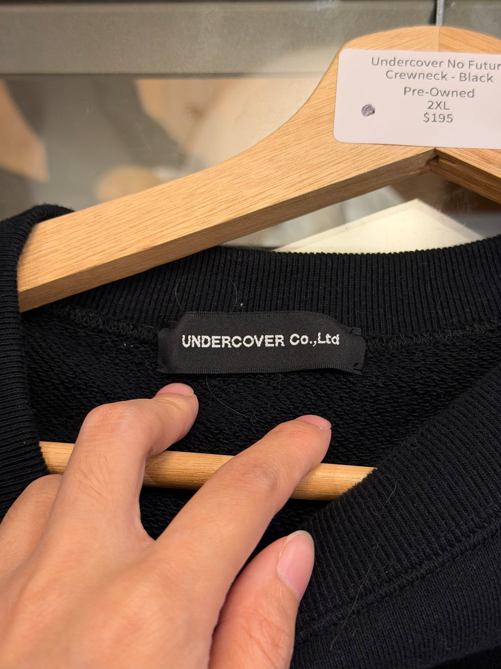 Undercover No Future Crewneck - Black
