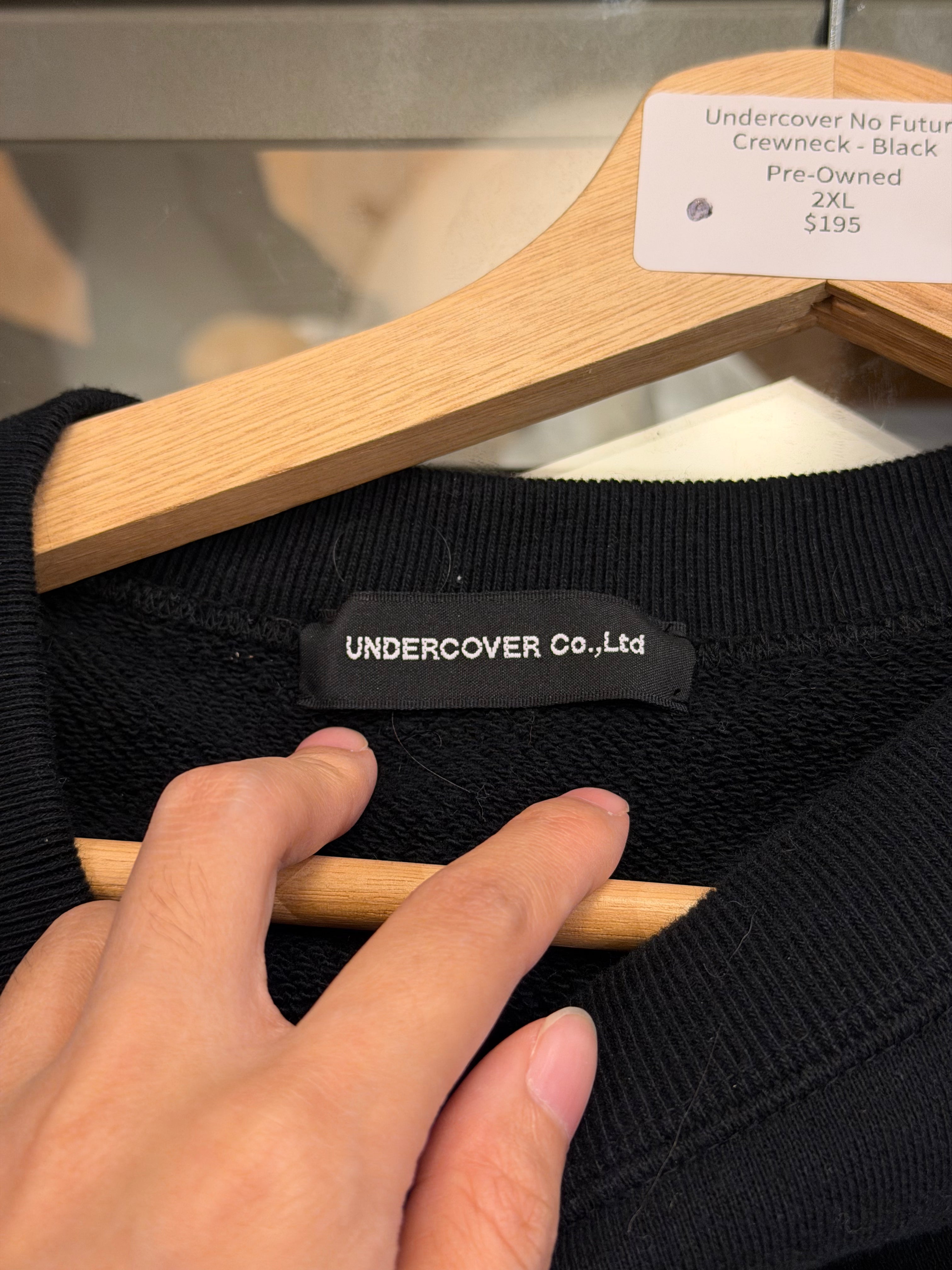 Undercover No Future Crewneck - Black