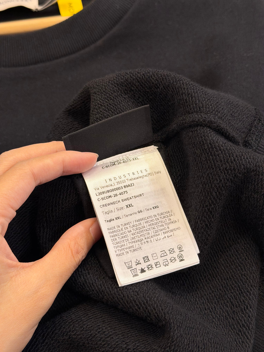 Moncler x Fragment Cotton Crewneck - Black