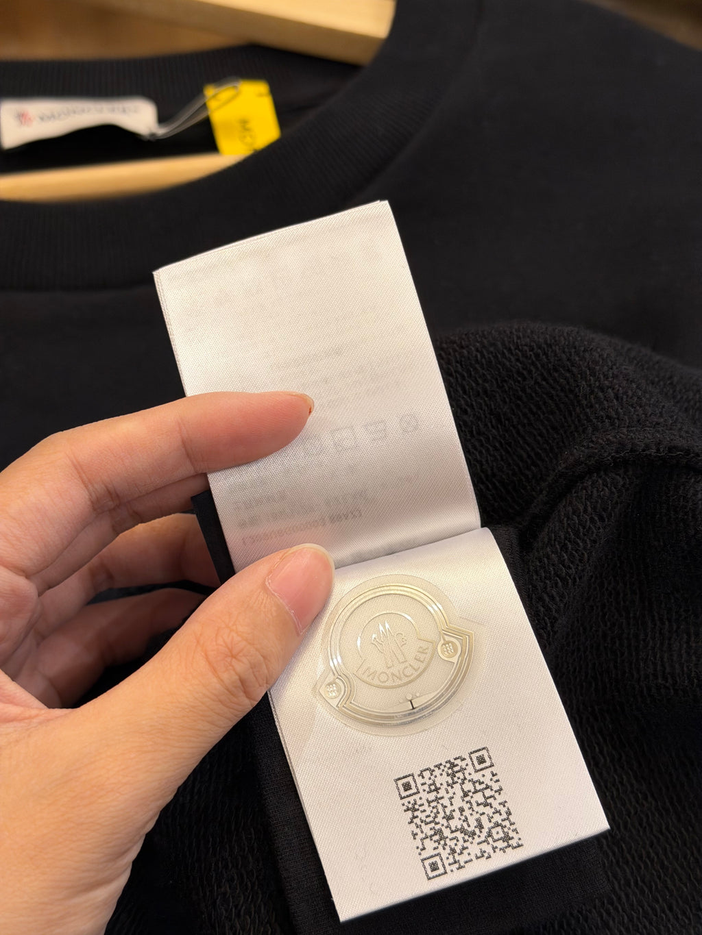 Moncler x Fragment Cotton Crewneck - Black