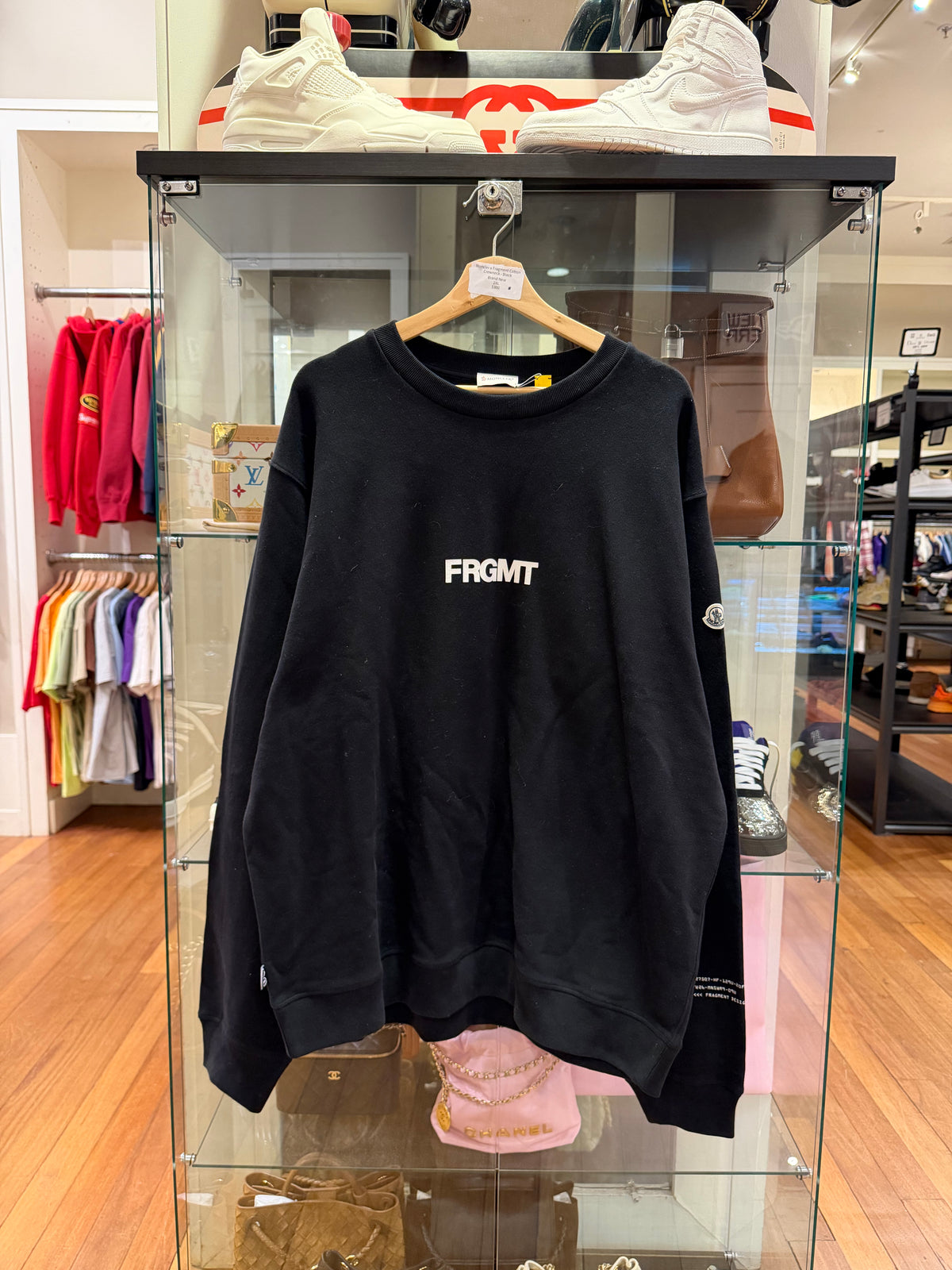 Moncler x Fragment Cotton Crewneck - Black