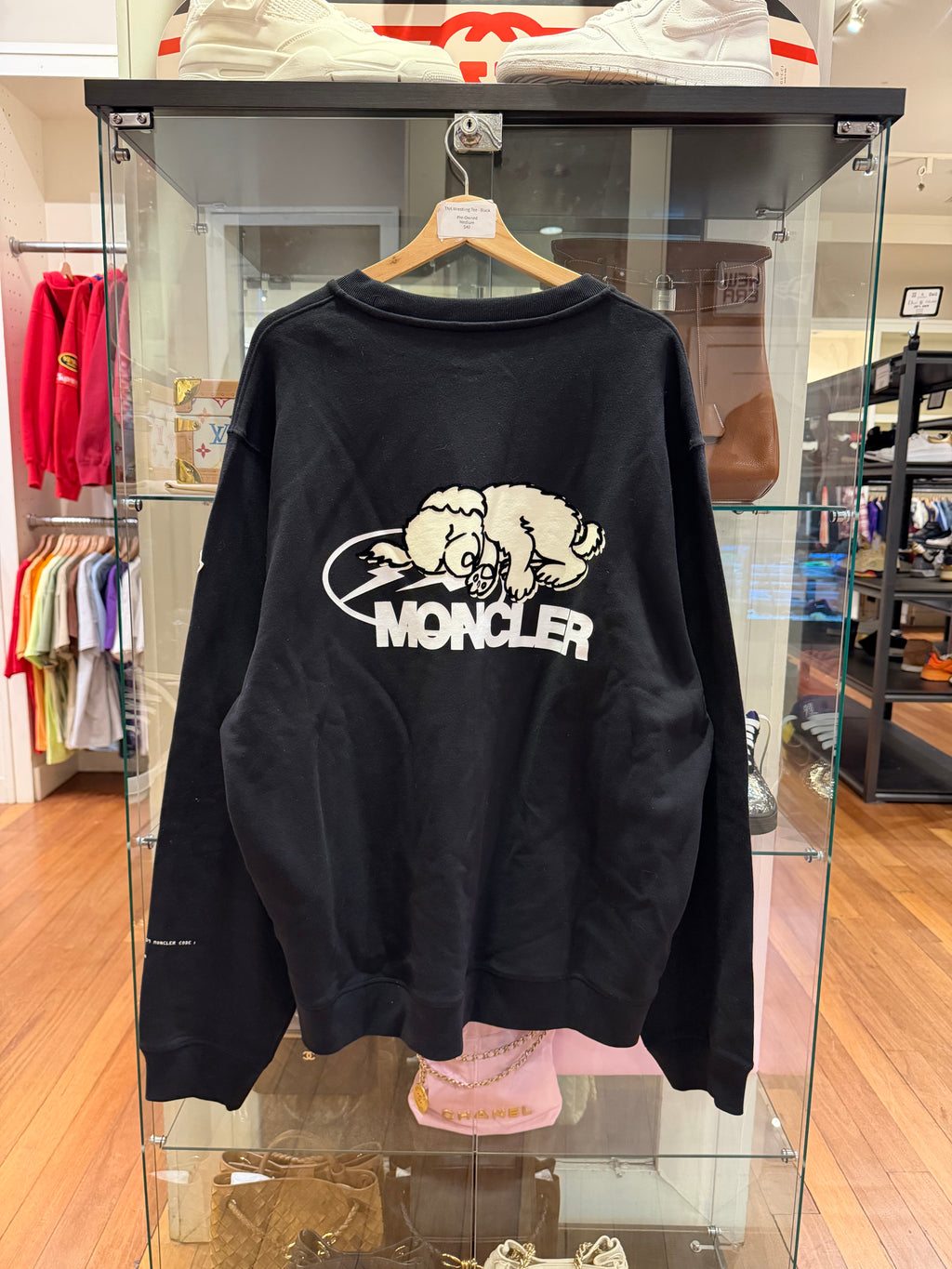 Moncler x Fragment Cotton Crewneck - Black