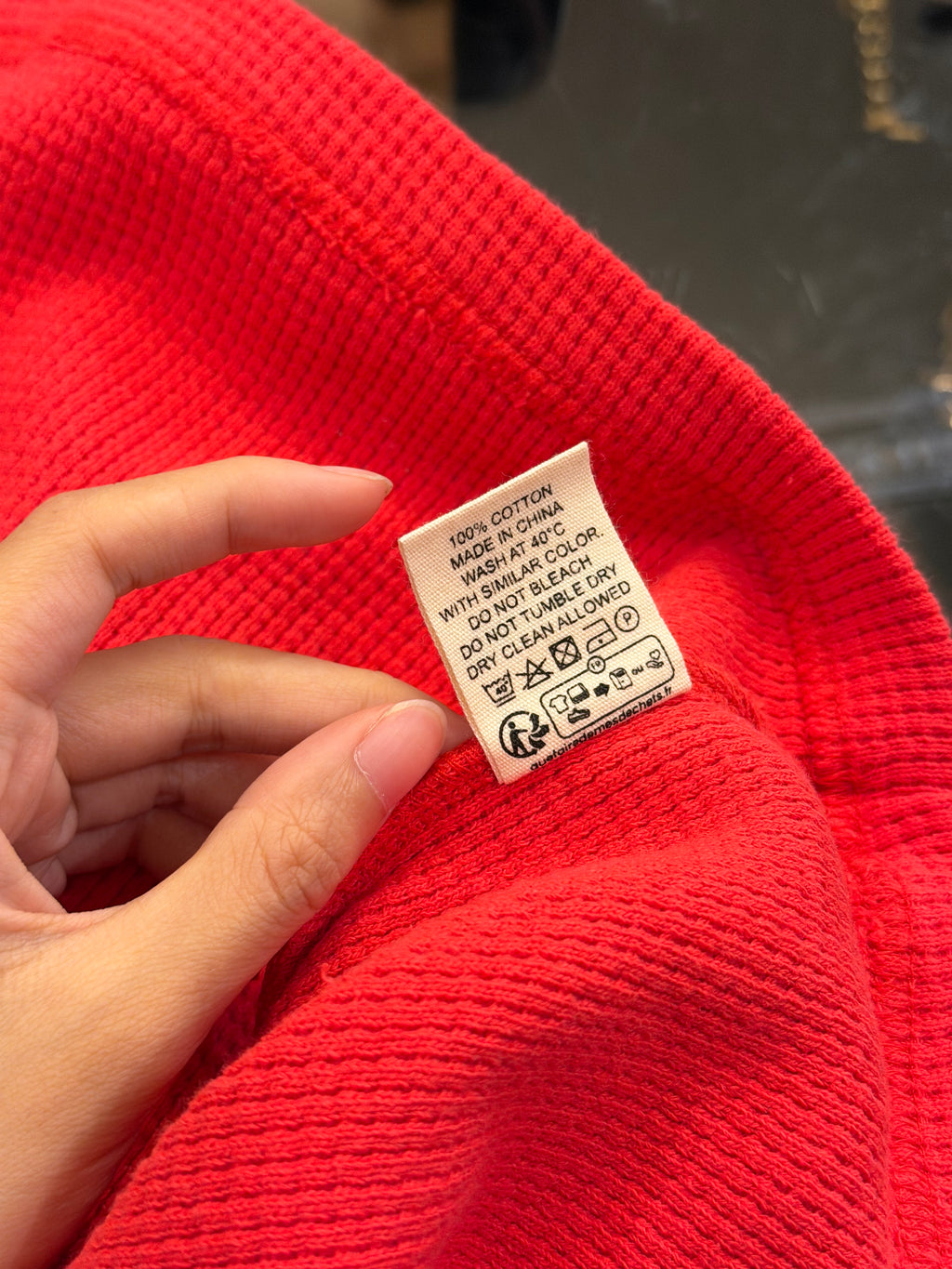 Brut Racing Waffle LS Shirt -Red