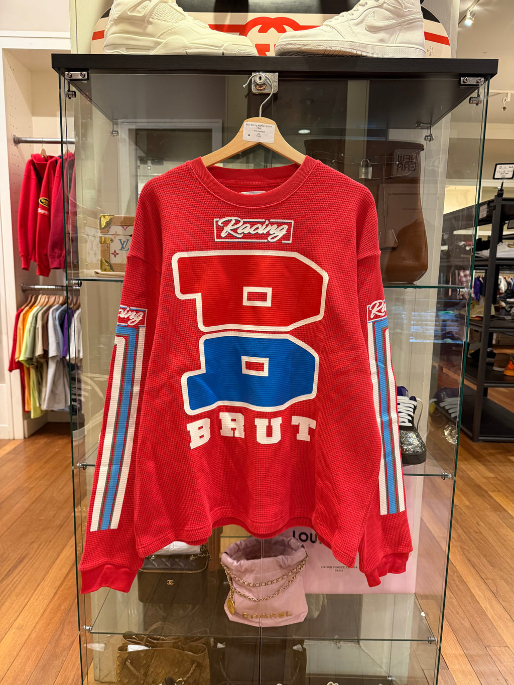 Brut Racing Waffle LS Shirt -Red