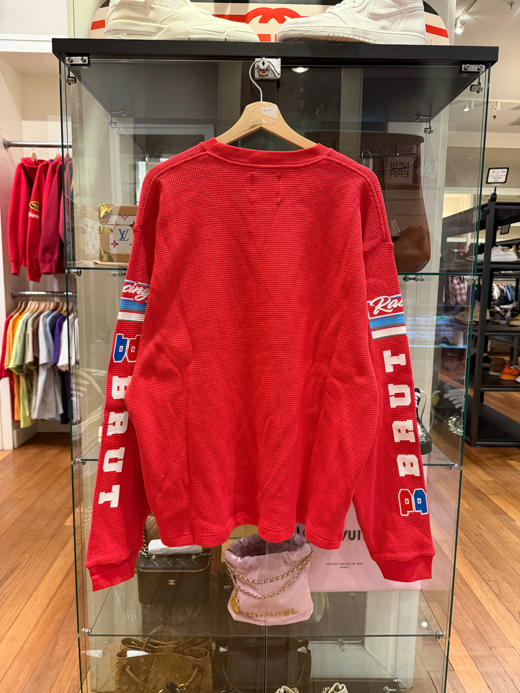 Brut Racing Waffle LS Shirt -Red