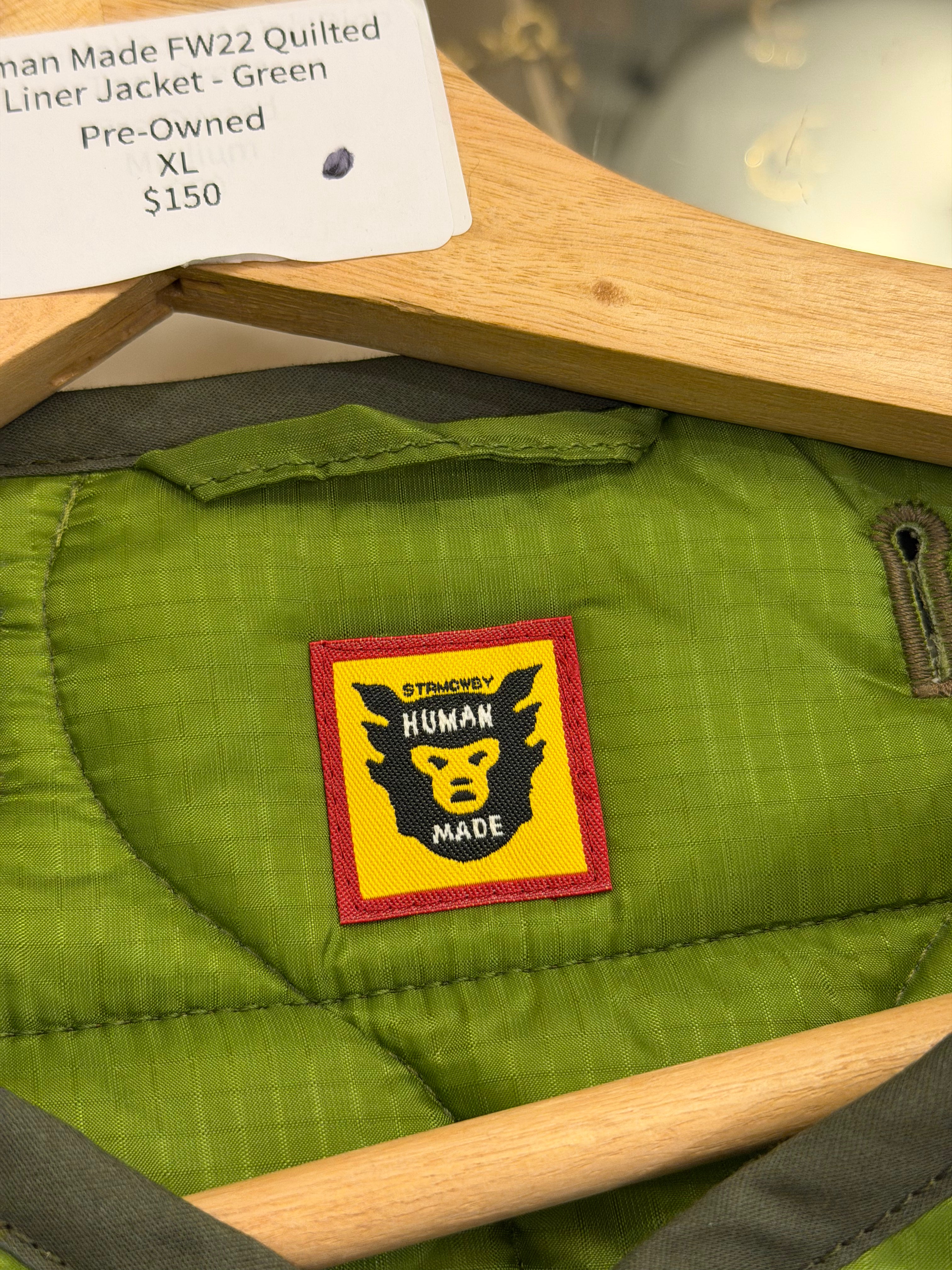 Human Made FW22 QuiltedLiner Jacket - Green