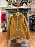 Supreme FW21 Faux Shearling Hooded Jacket - Brown
