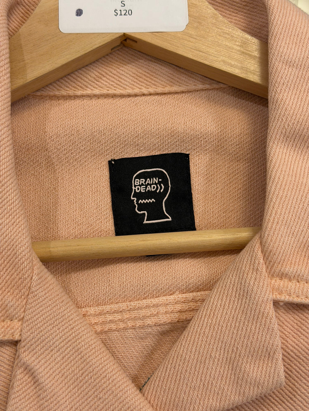 Brain Dead Goat Swing Denim Jacket - Pink