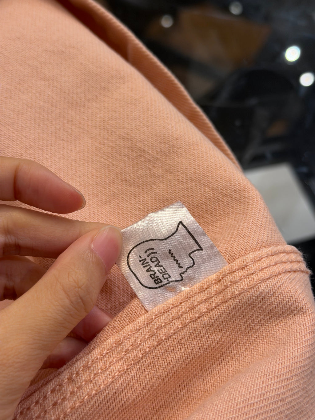 Brain Dead Goat Swing Denim Jacket - Pink