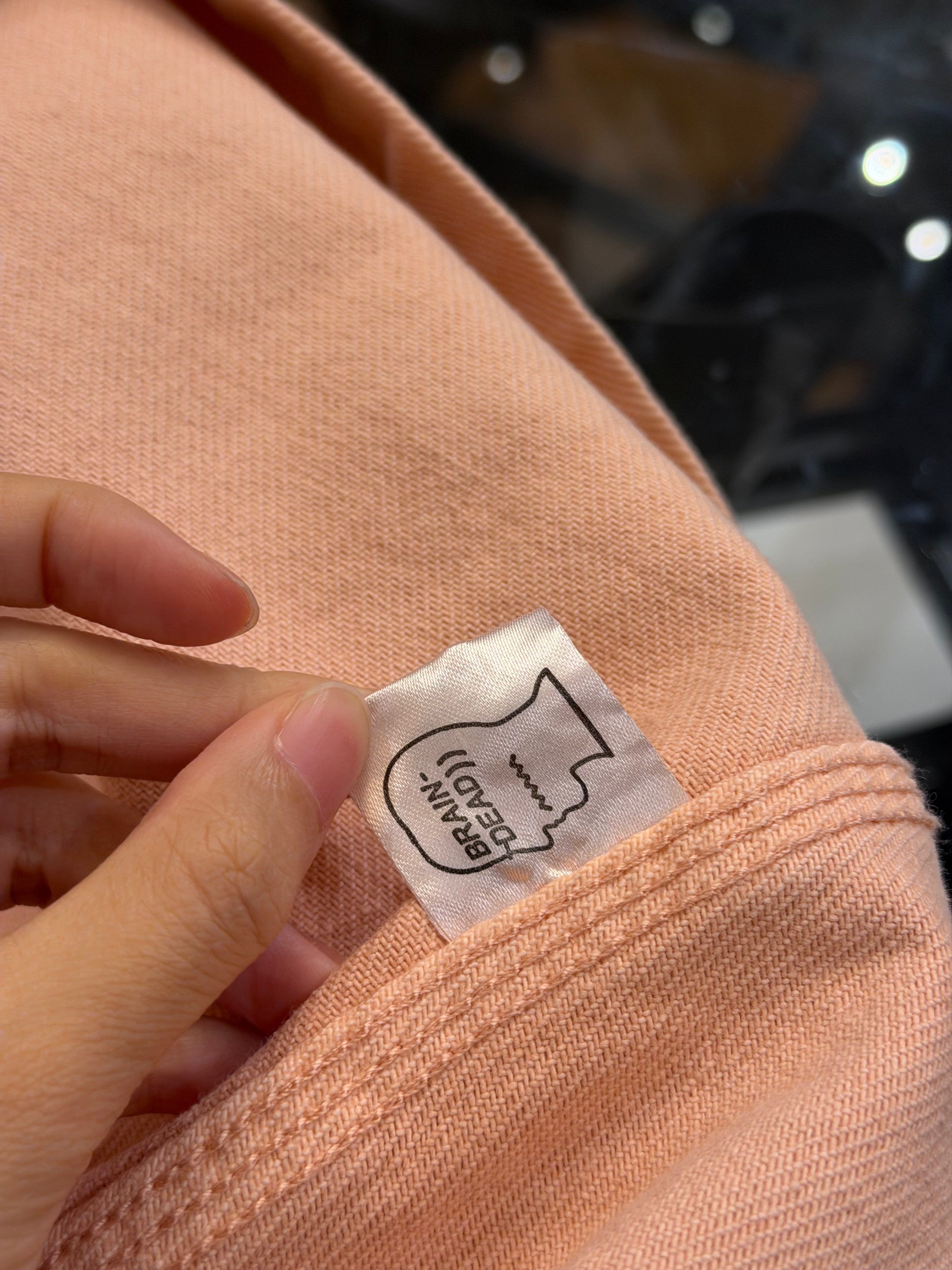 Brain Dead Goat Swing Denim Jacket - Pink