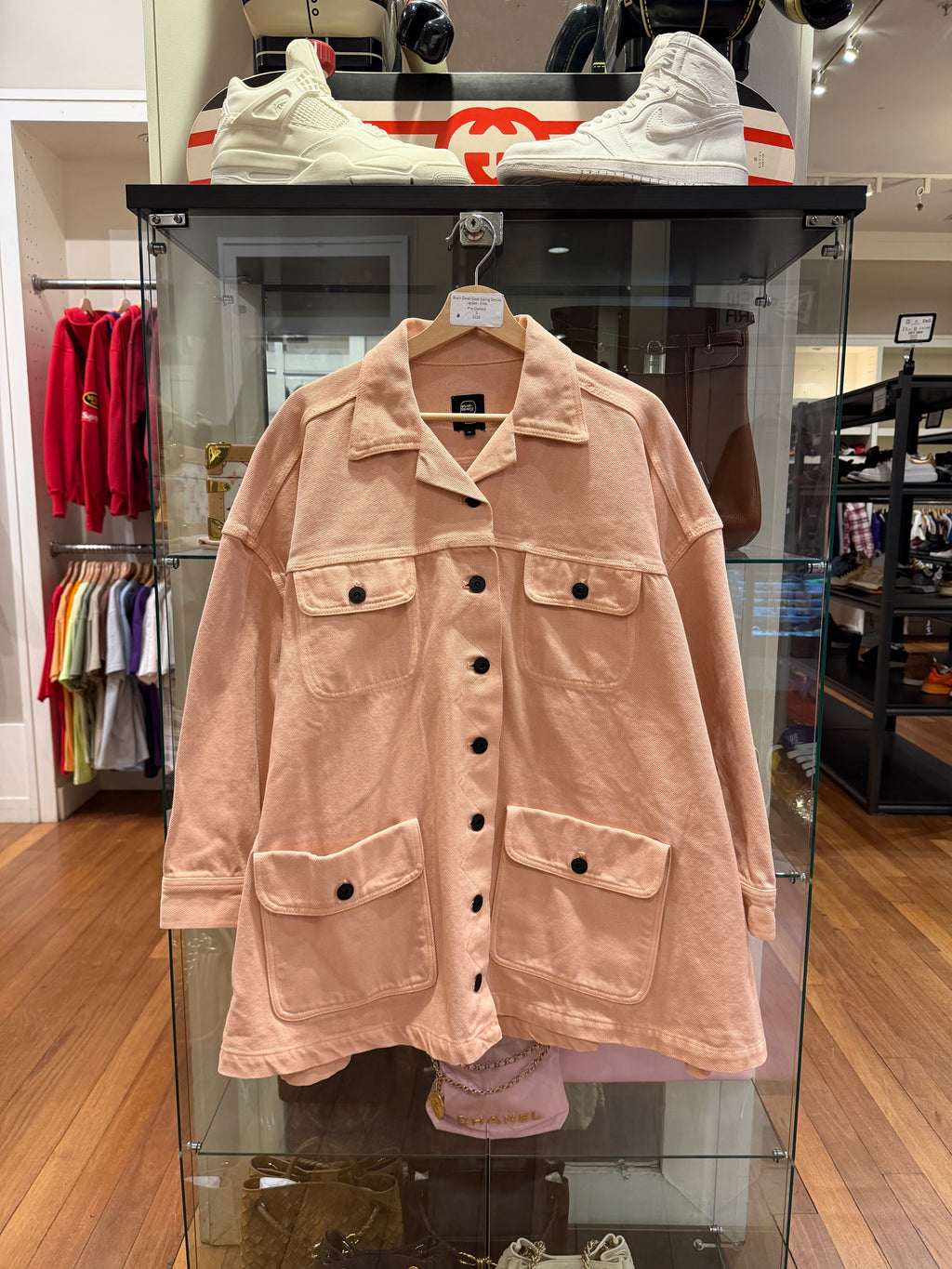Brain Dead Goat Swing Denim Jacket - Pink