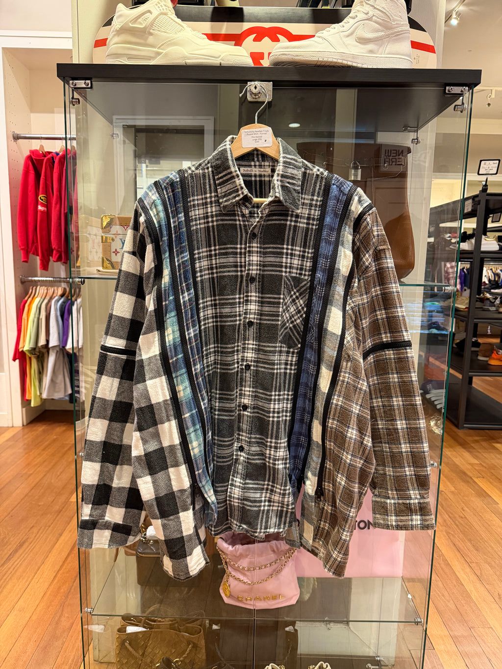 Rebuild by Needles 7 Cuts Zipped Shirt - Flannel