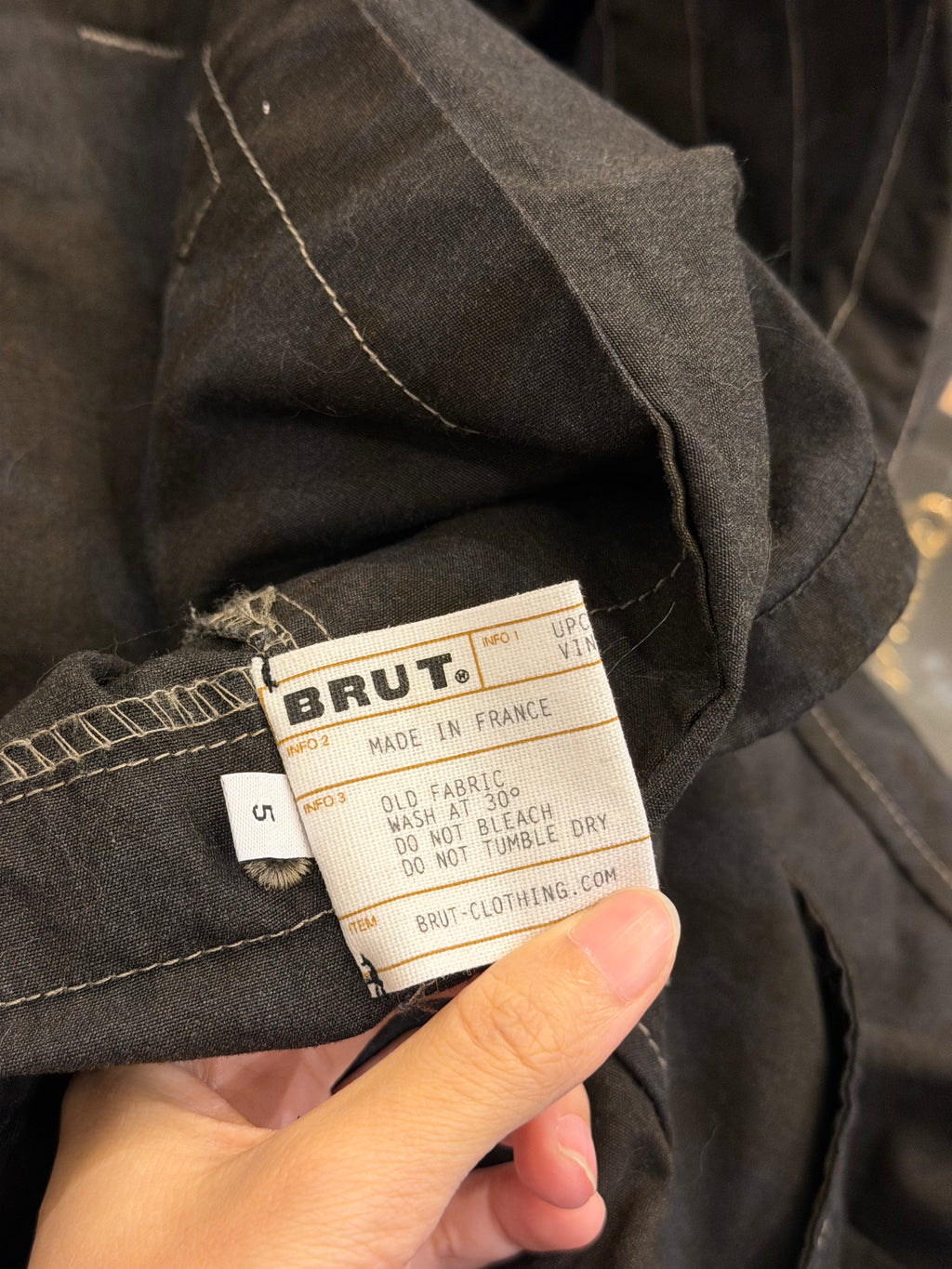 Brut Archives Utility Work Jacket - Black
