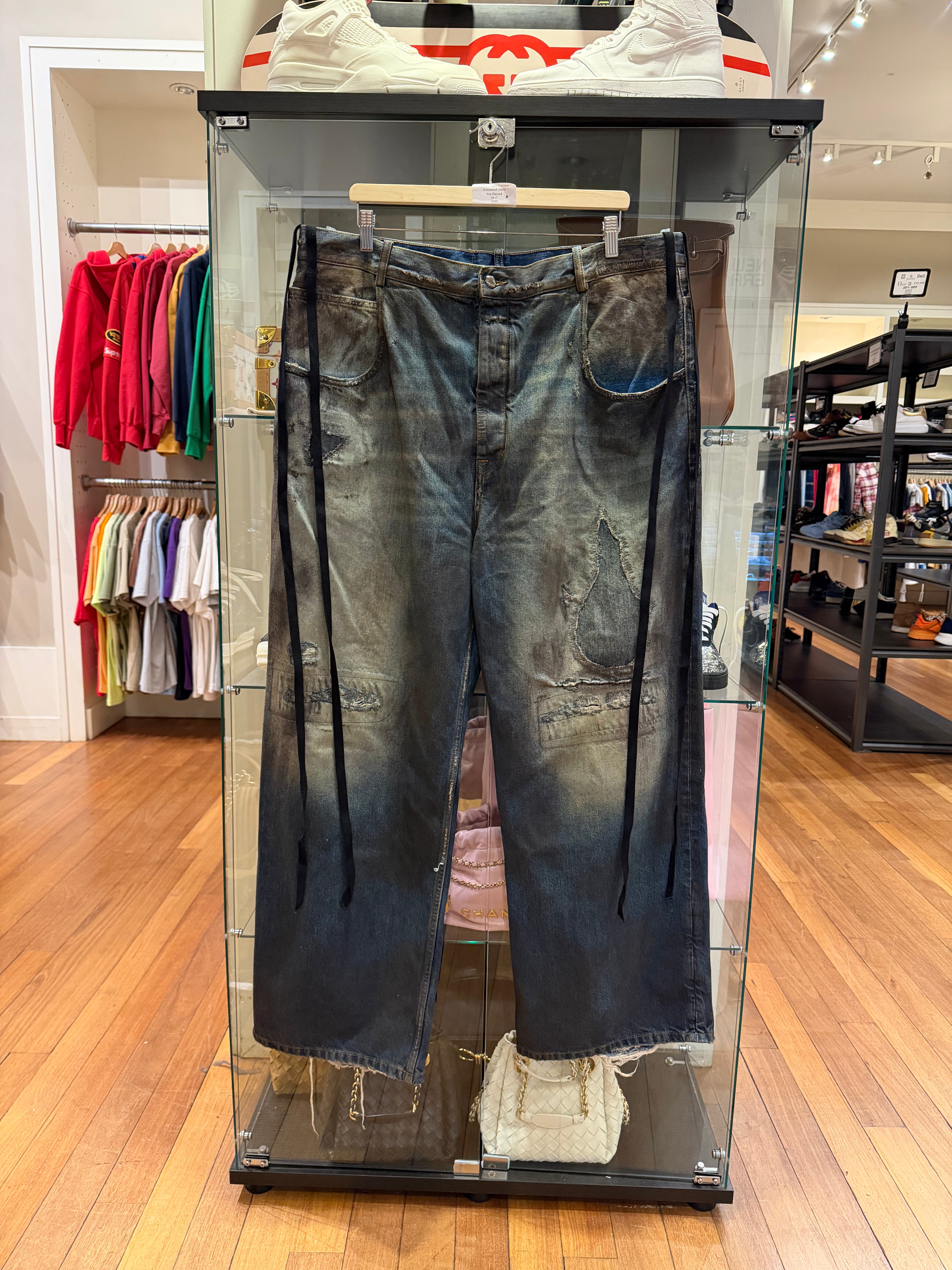 Ann Demeulemeester Distressed Jeans