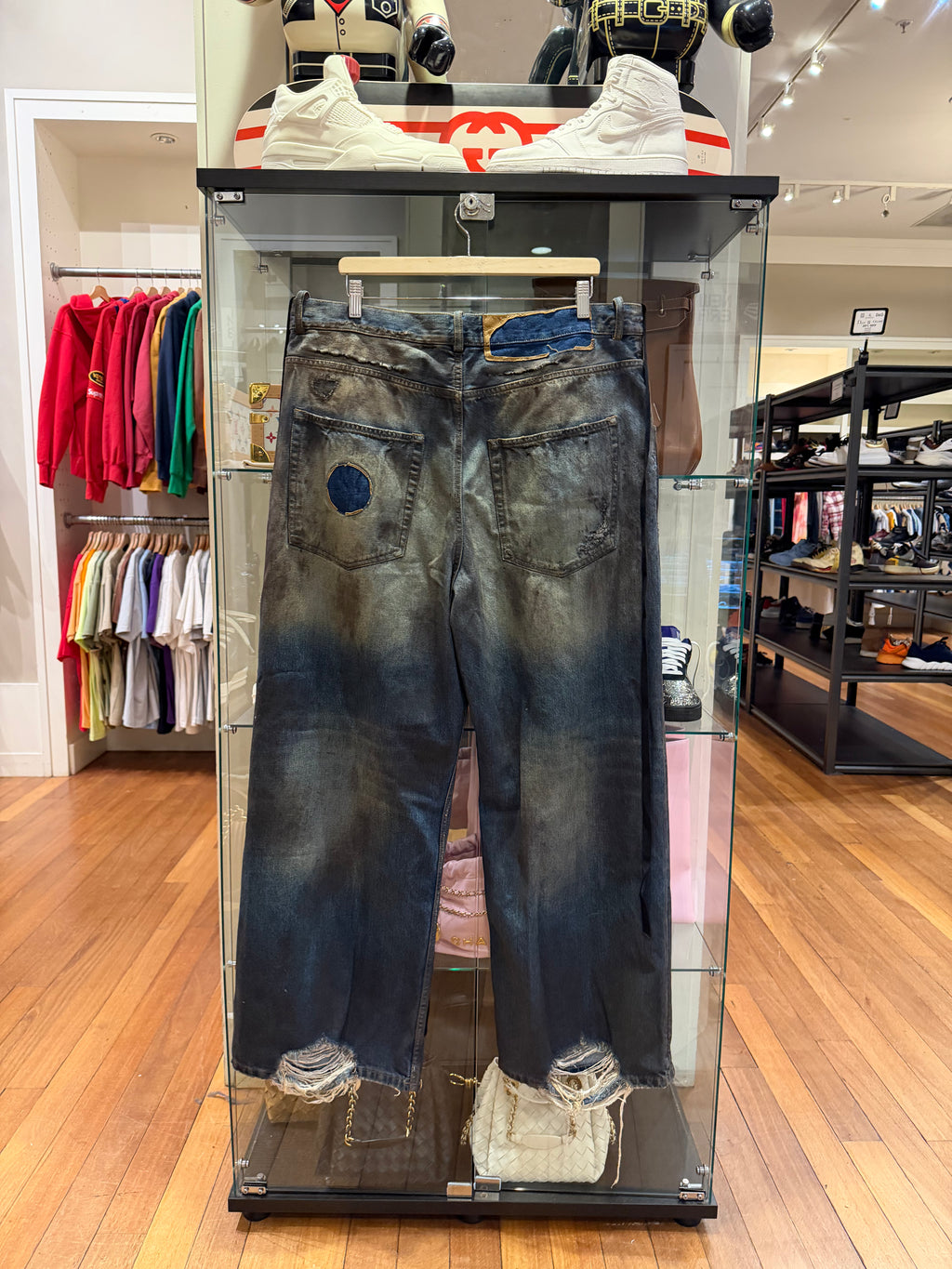 Ann Demeulemeester Distressed Jeans
