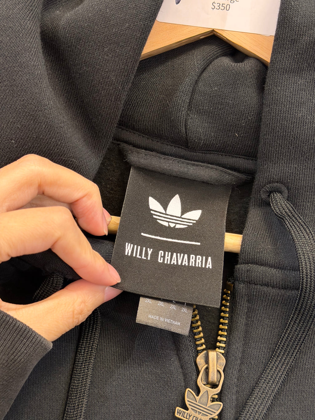 Adidas x Willy ChavarriaCompton Cowboys Zip UpHoodie - Black