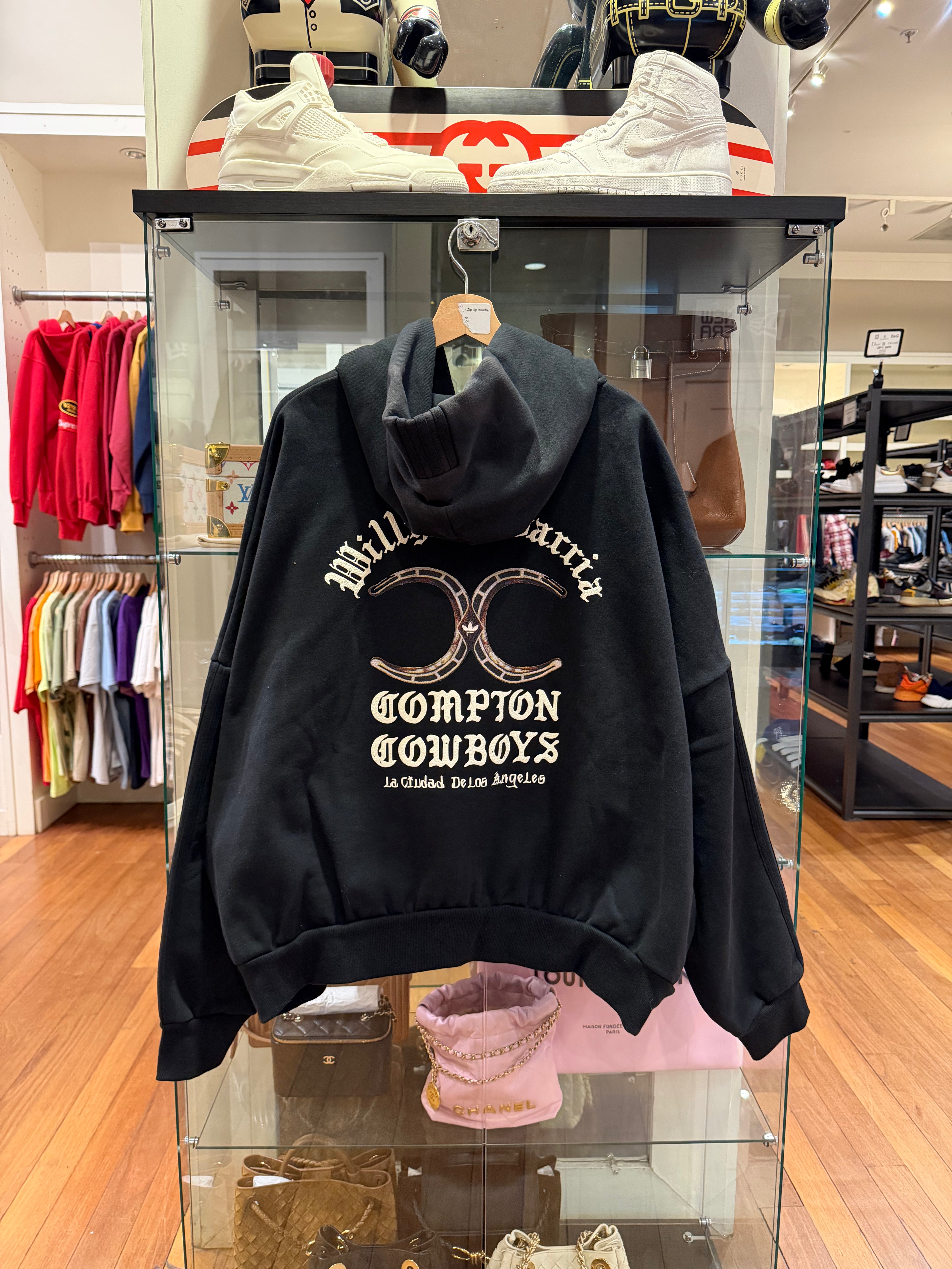 Adidas x Willy ChavarriaCompton Cowboys Zip UpHoodie - Black
