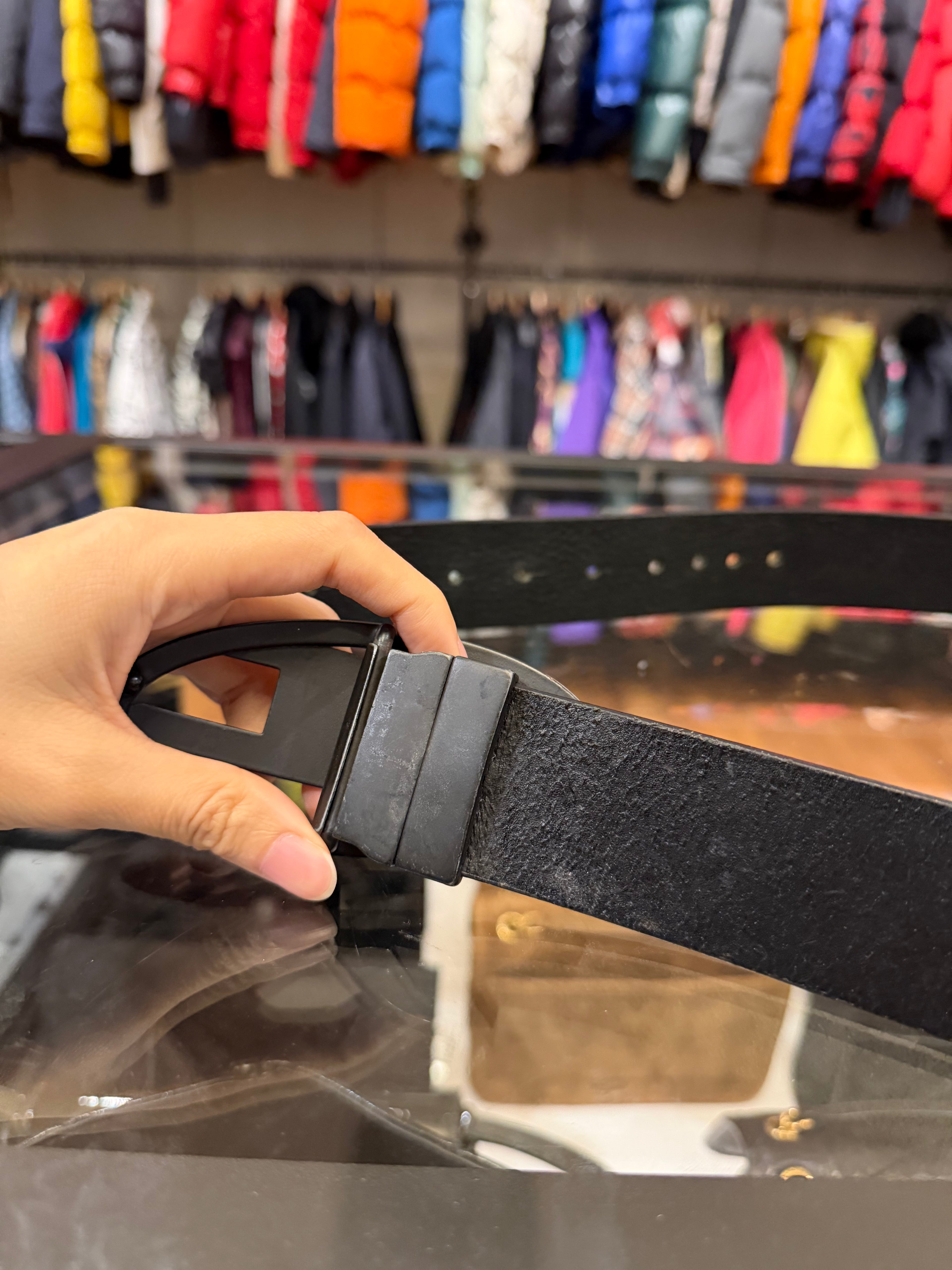Diesel B-1DR Belt Leather Belt