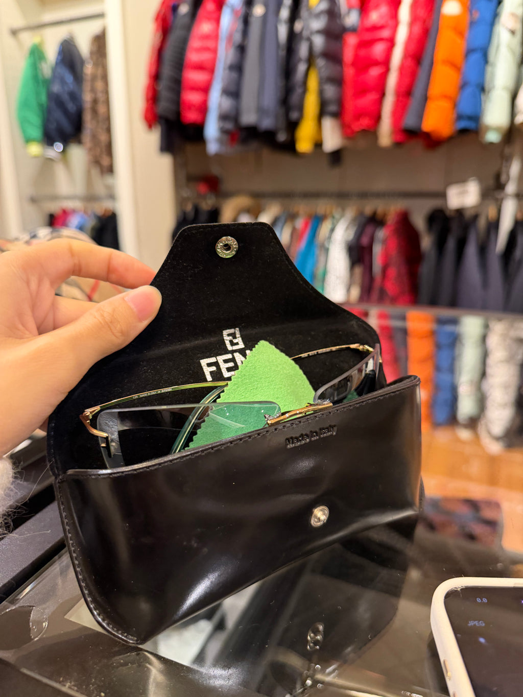 Fendi Green Shade Glasses